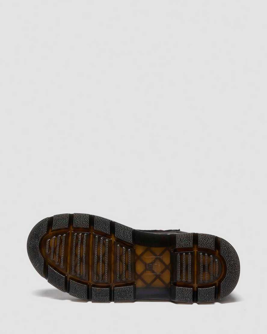 Dr. Martens' Combs W Suede Utility Boots In Black