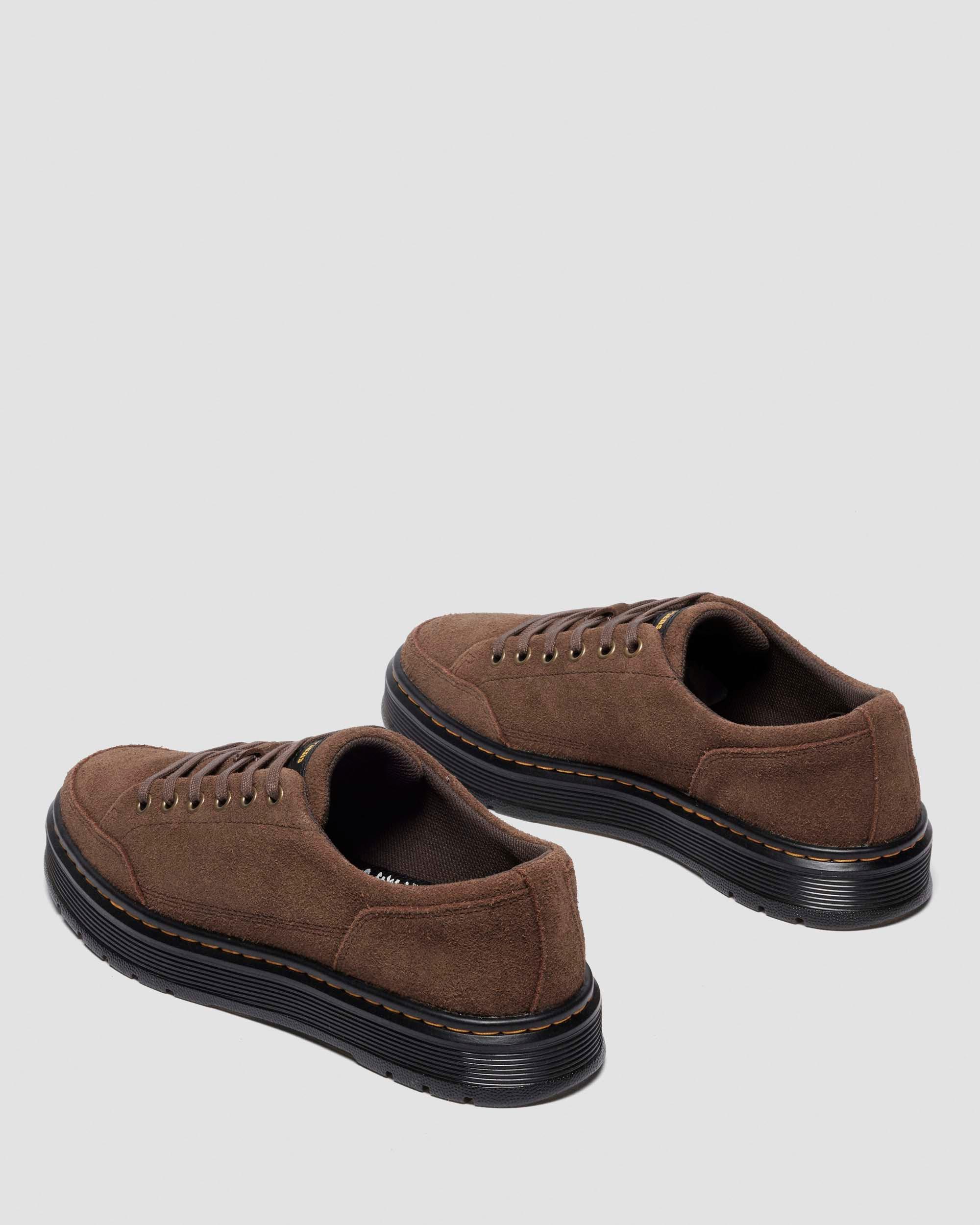BROOKLINE 6-EYE BRONX SUEDE SHOES in DARK BROWN | Dr. Martens™