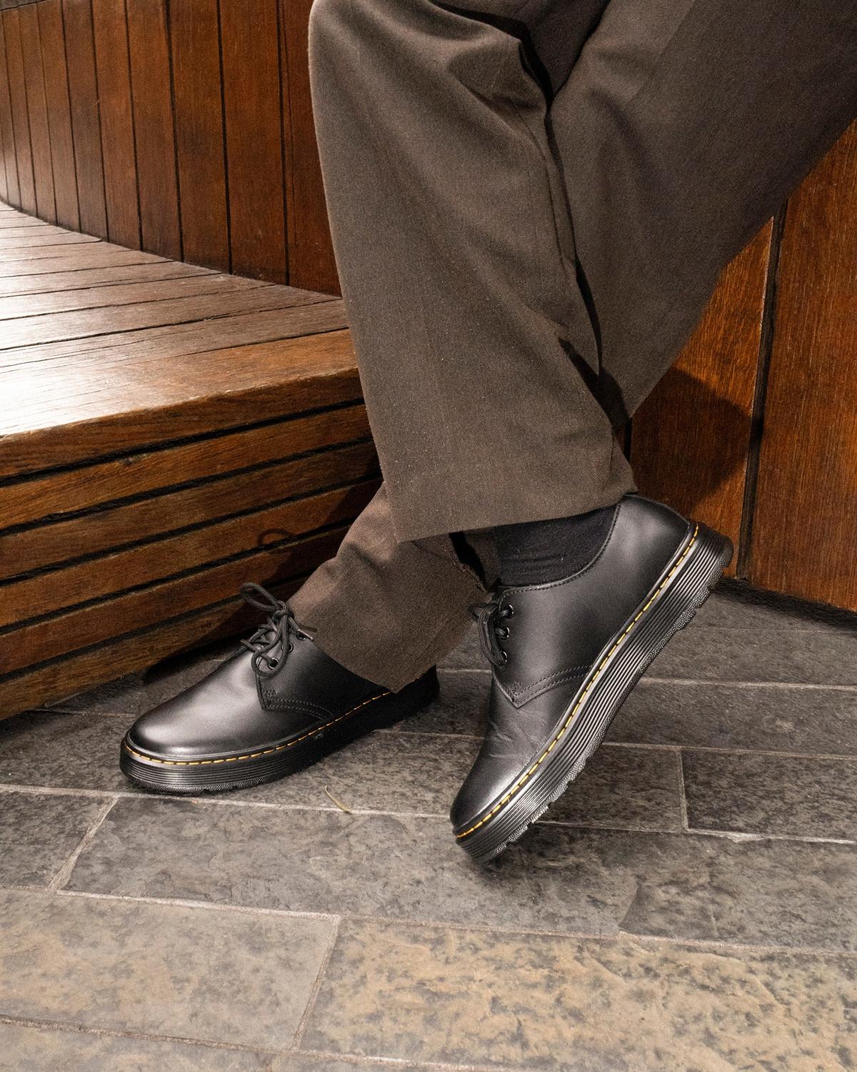 ZAPATOS BROOKLINE LO DE PIEL in Negro