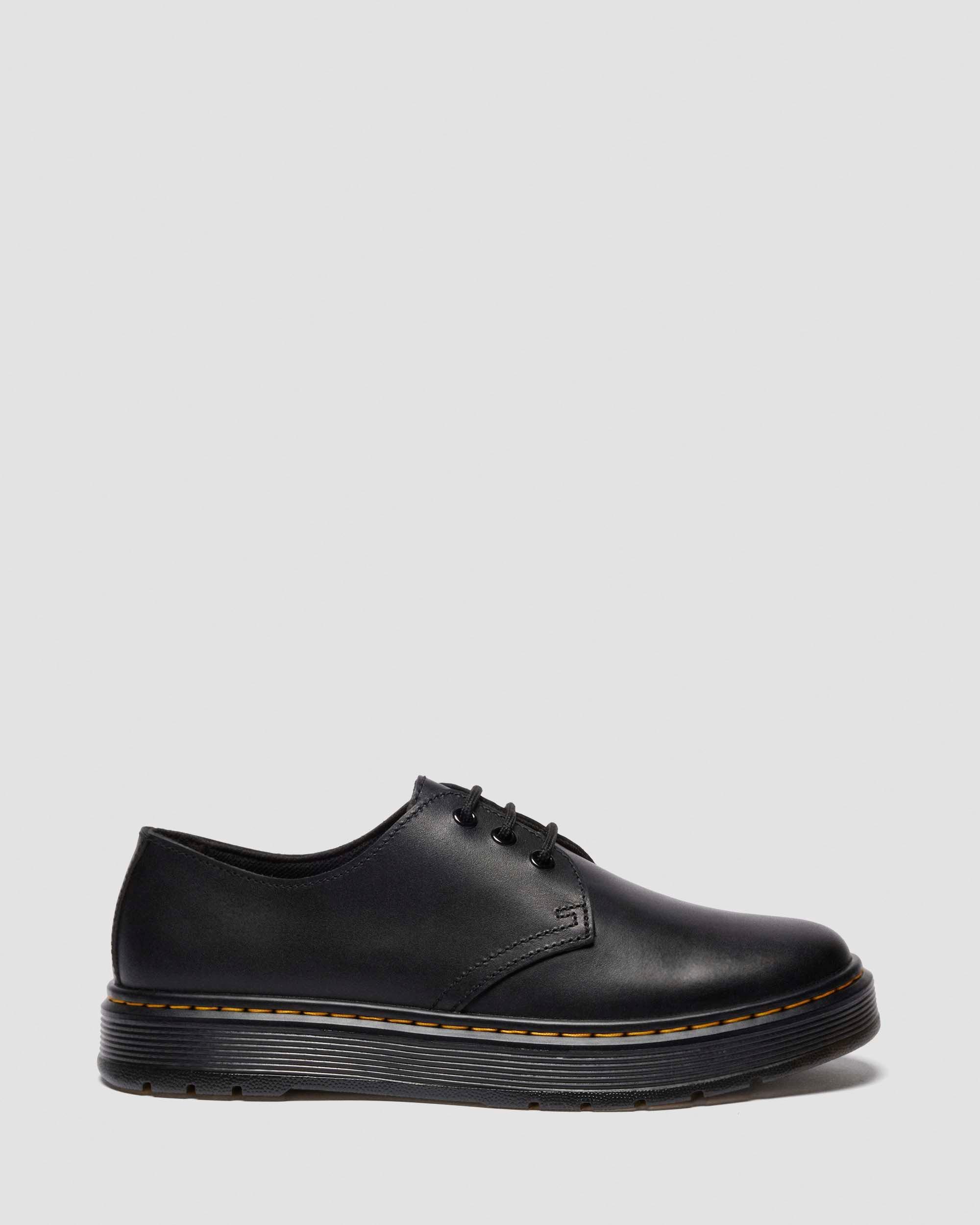 BROOKLINE LO LEATHER SHOES in Black | Dr. Martens