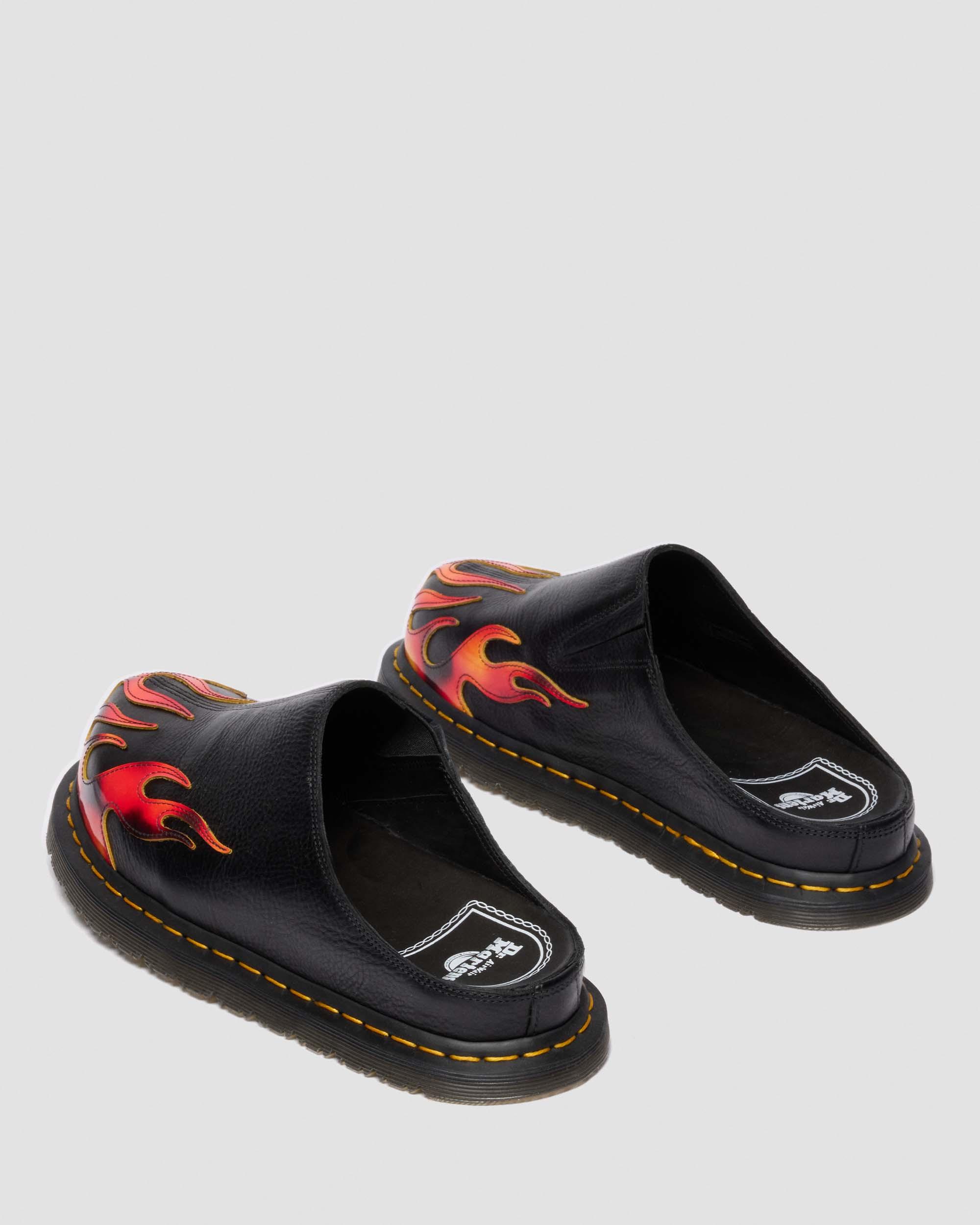 SAN MULE FLAME in Black, Red & Yellow