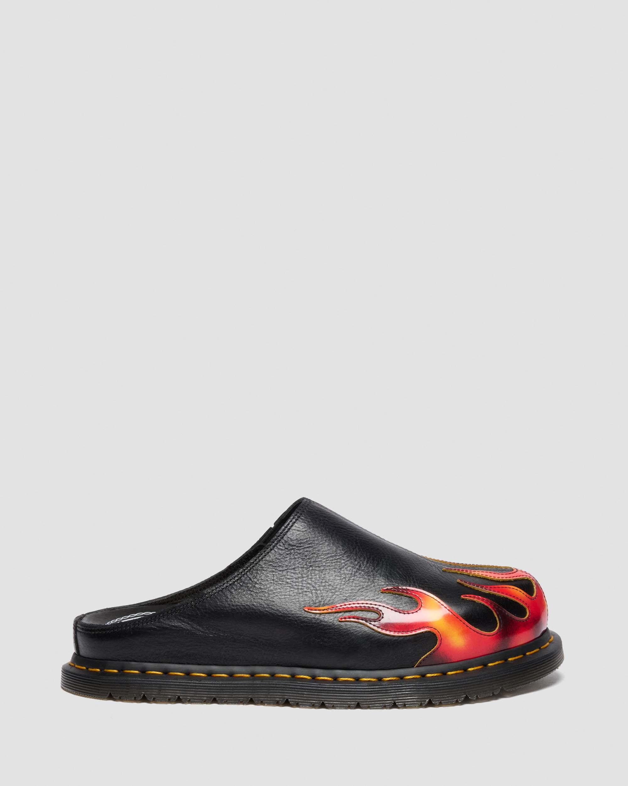 SAN MULE FLAME in Black, Red & Yellow