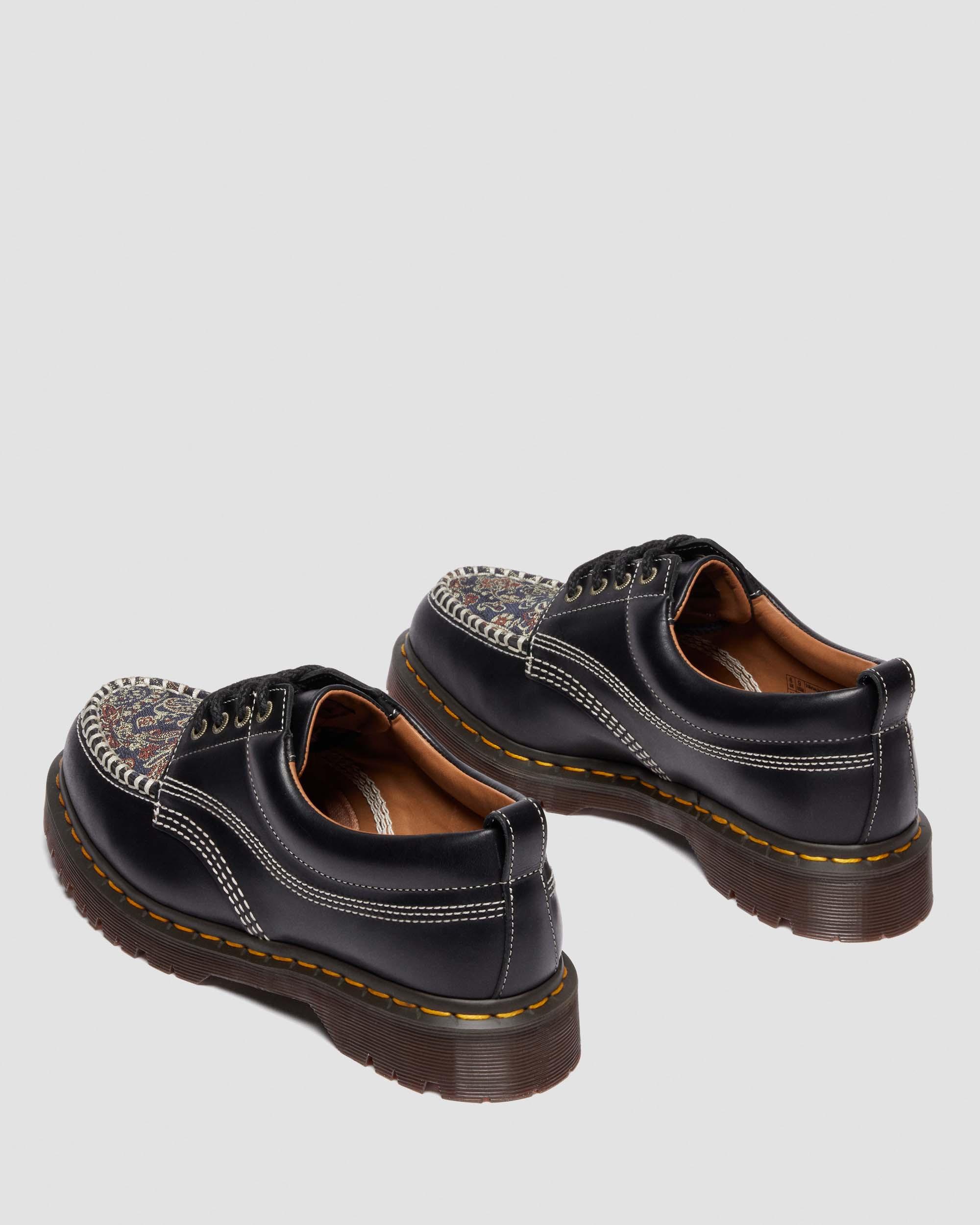 Dr. Martens Moccasin-style Lowell Shoes With Contrast Stitching In Multi