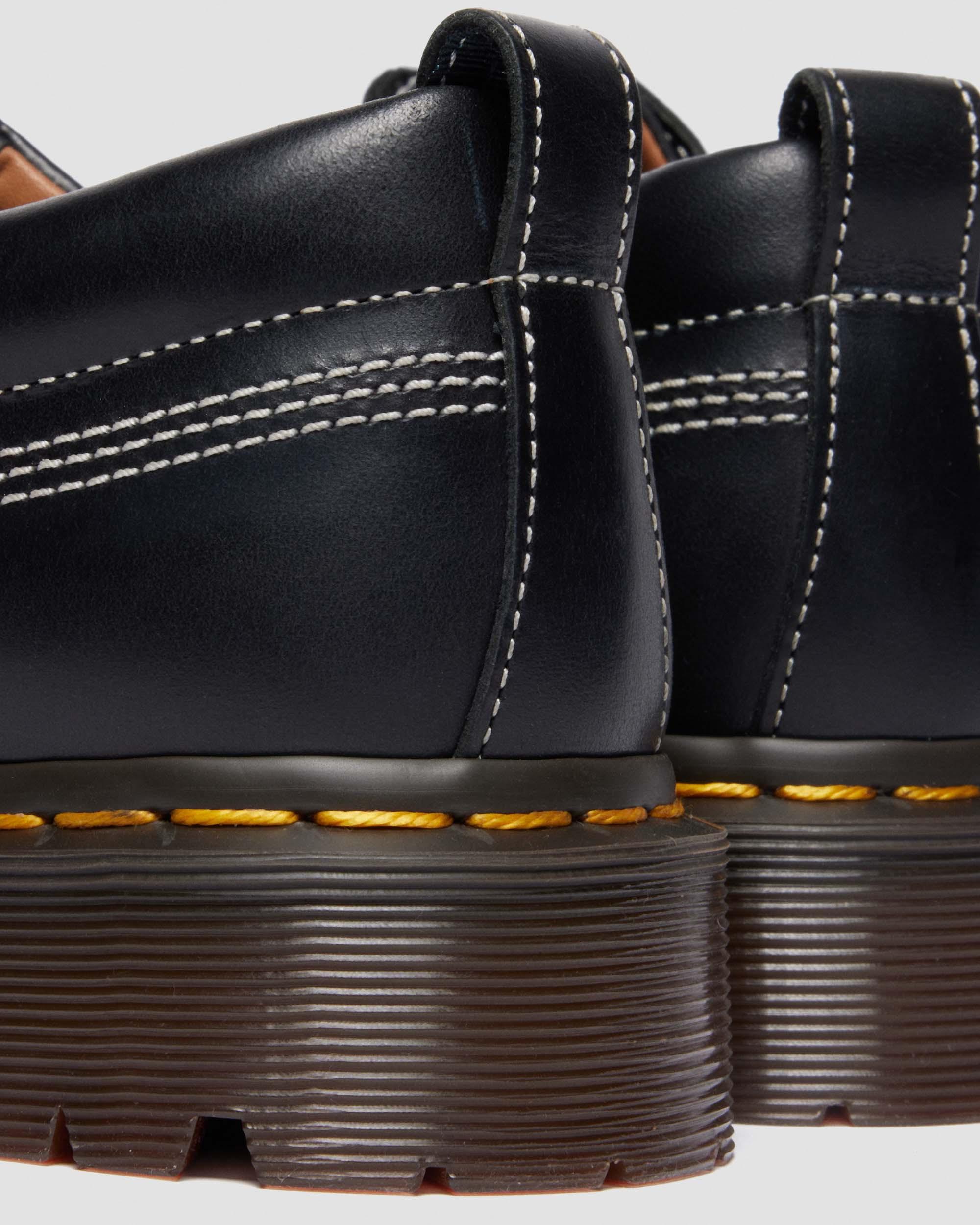 Dr. Martens Moccasin-style Lowell Shoes With Contrast Stitching In Multi