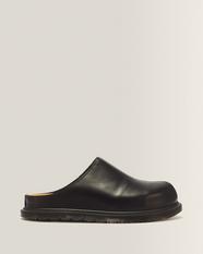 SAN LEDER MULES In Schwarz Dr Martens