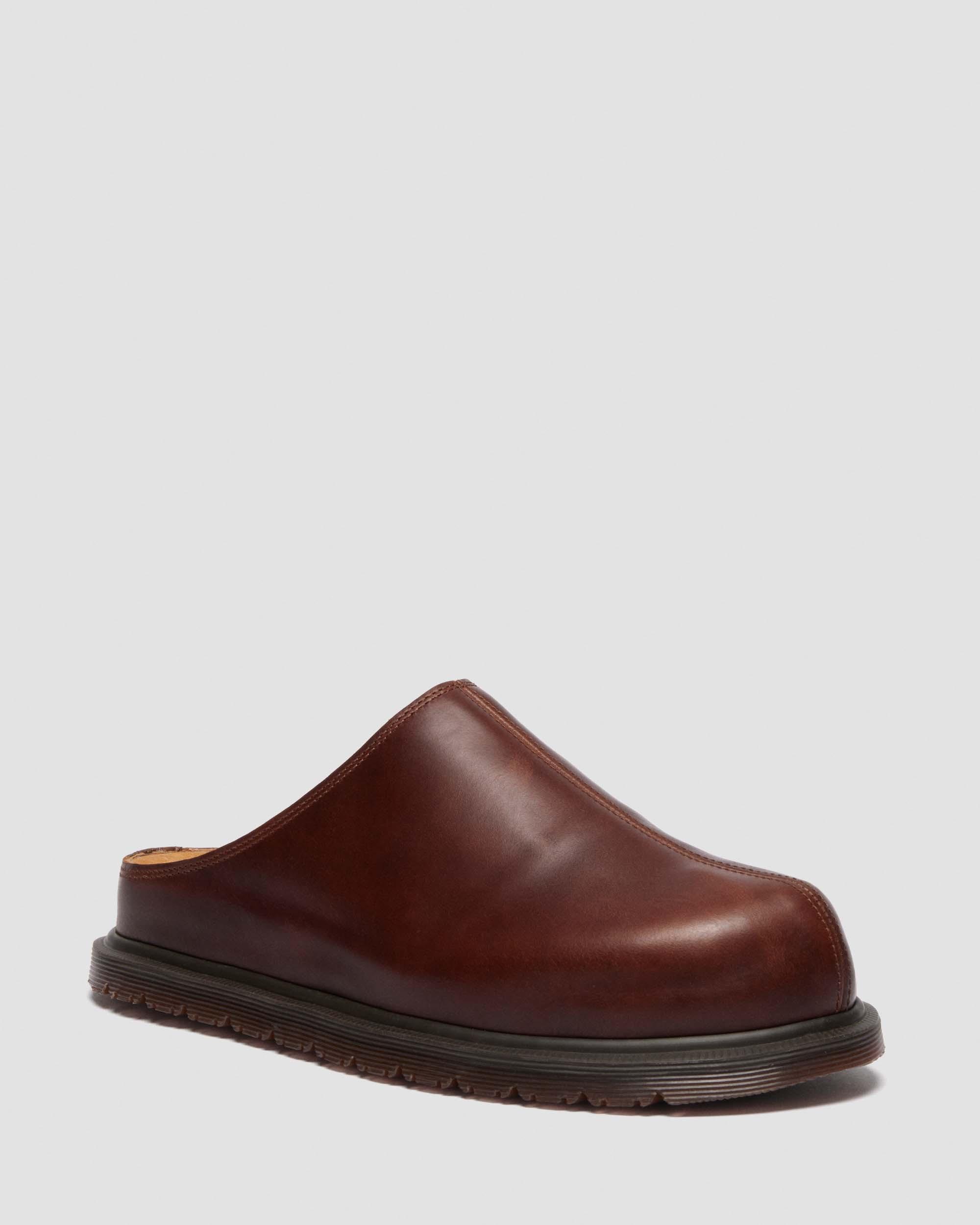 SAN LEATHER MULES in Brown