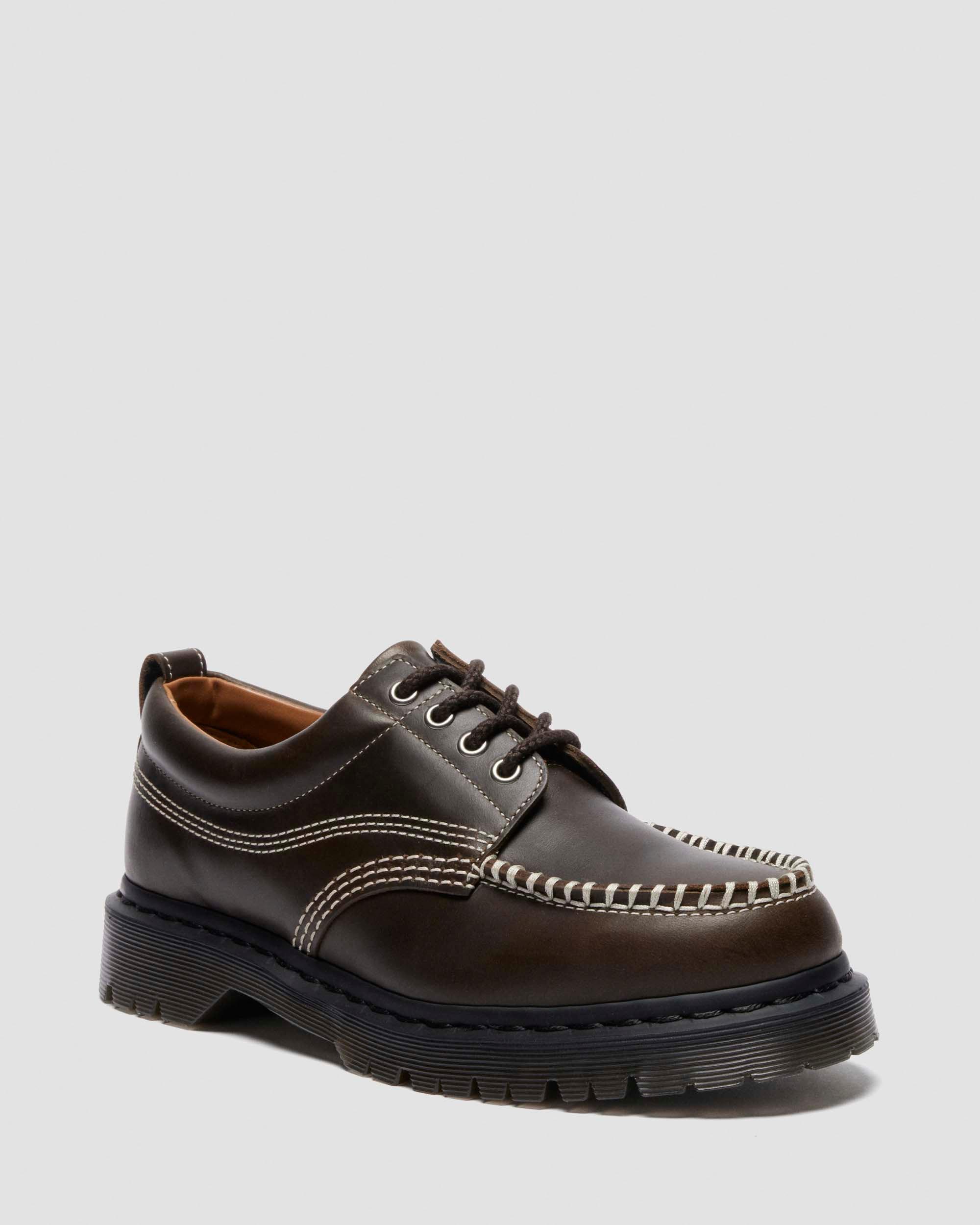 LOWELL LEATHER MOC TOE SHOES