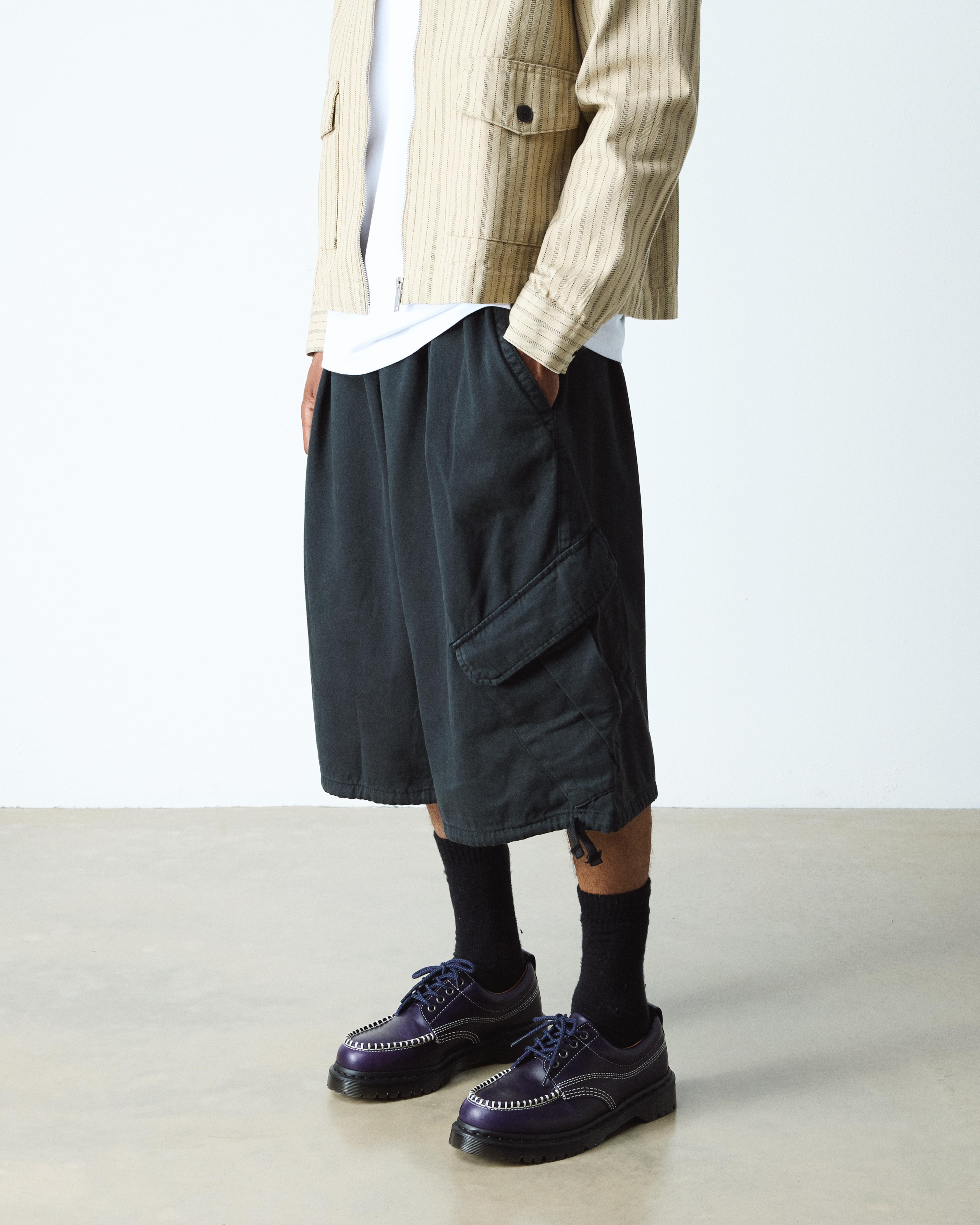 LOWELL LEATHER MOC TOE SHOES in MIDNIGHT BLUE