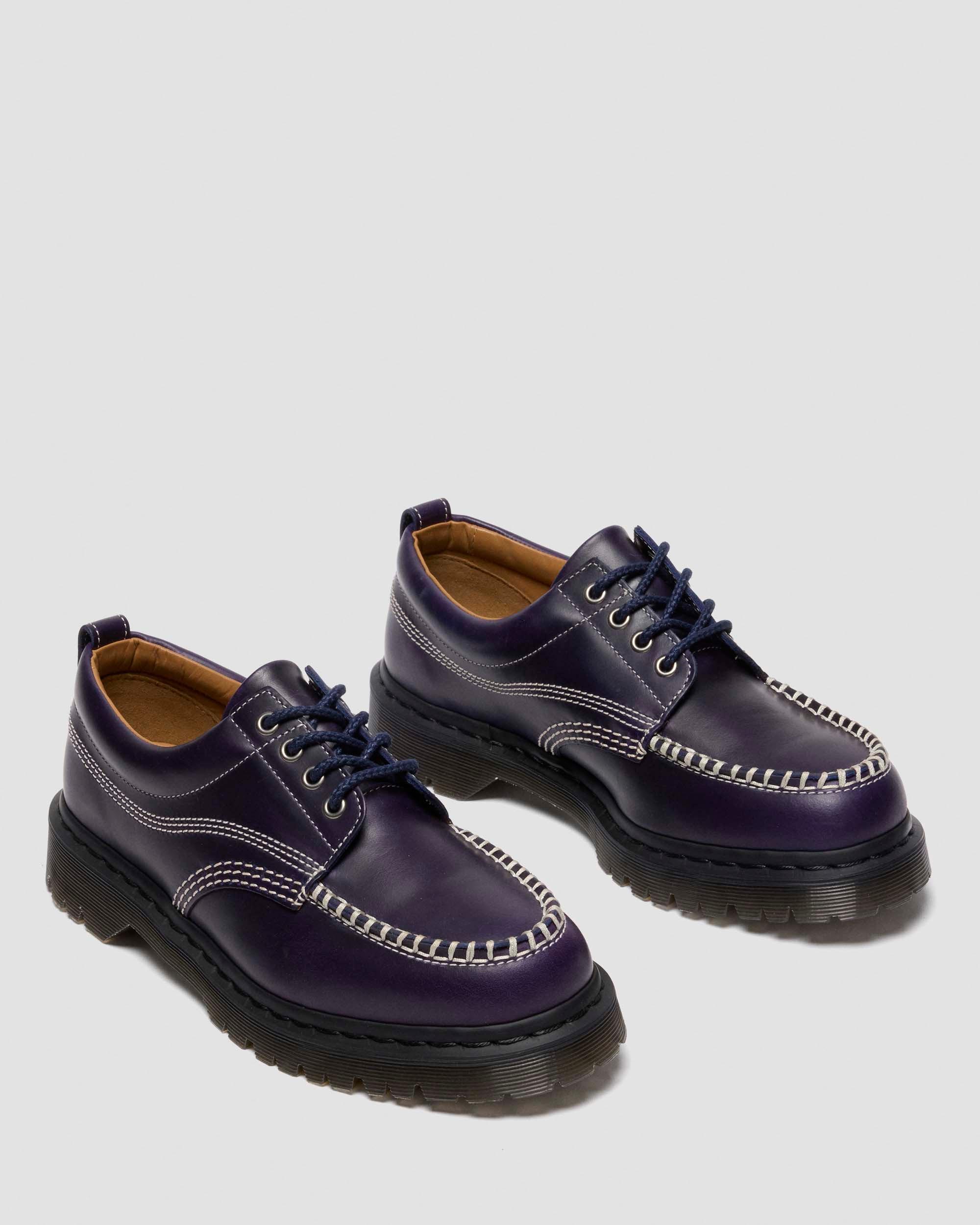 LOWELL LEATHER MOC TOE SHOES