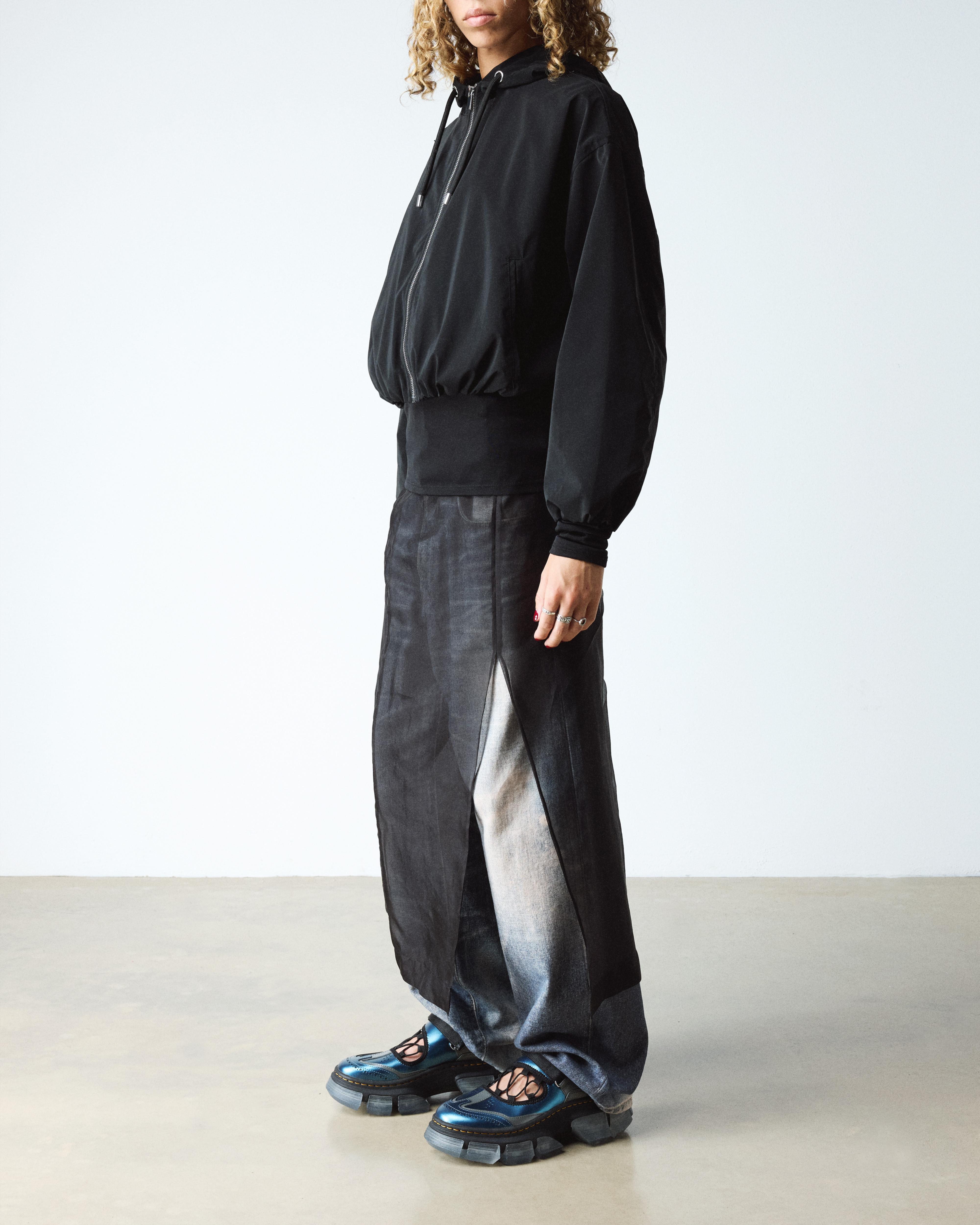 Y241128-33 Dr.Martens ミュール　UK7 Maybole Square Toe Mary Jane Shoes in Black | Dr. Martens