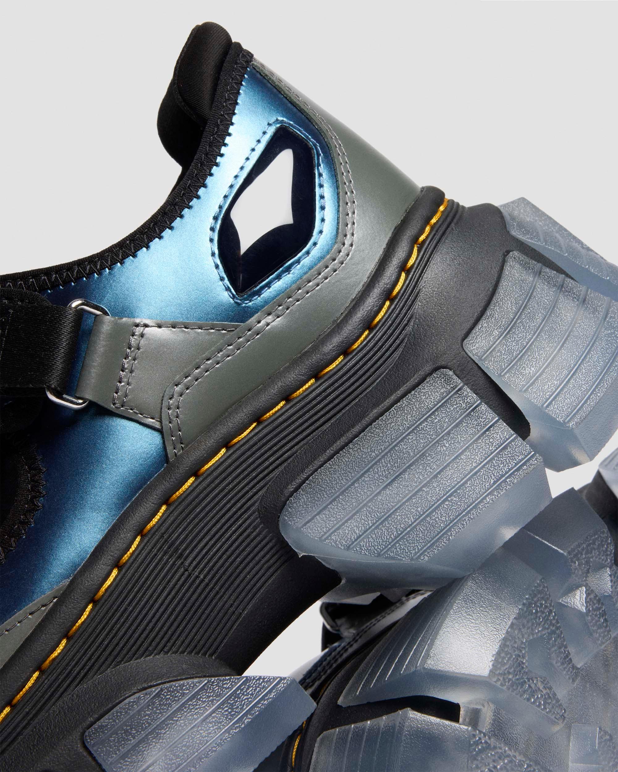 DMXL V2 MARY JANE SHOES in Blue & Silver