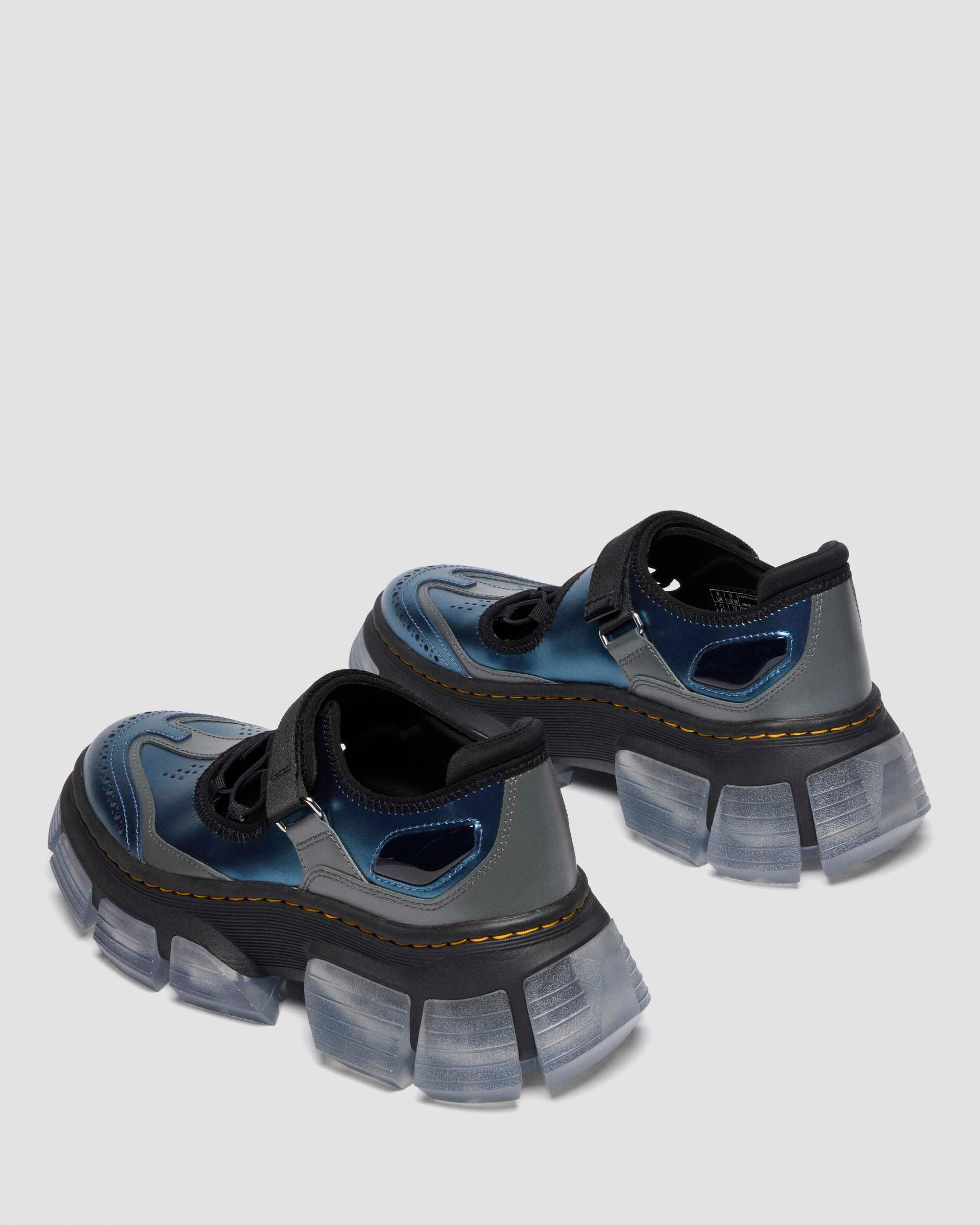 DMXL V2 MARY JANE SHOES in Blue & Silver