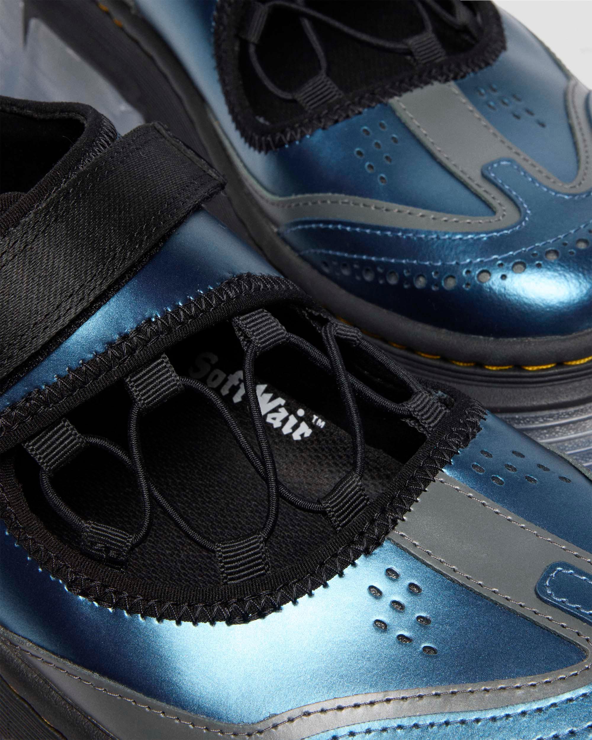 DMXL V2 MARY JANE SHOES in Blue & Silver