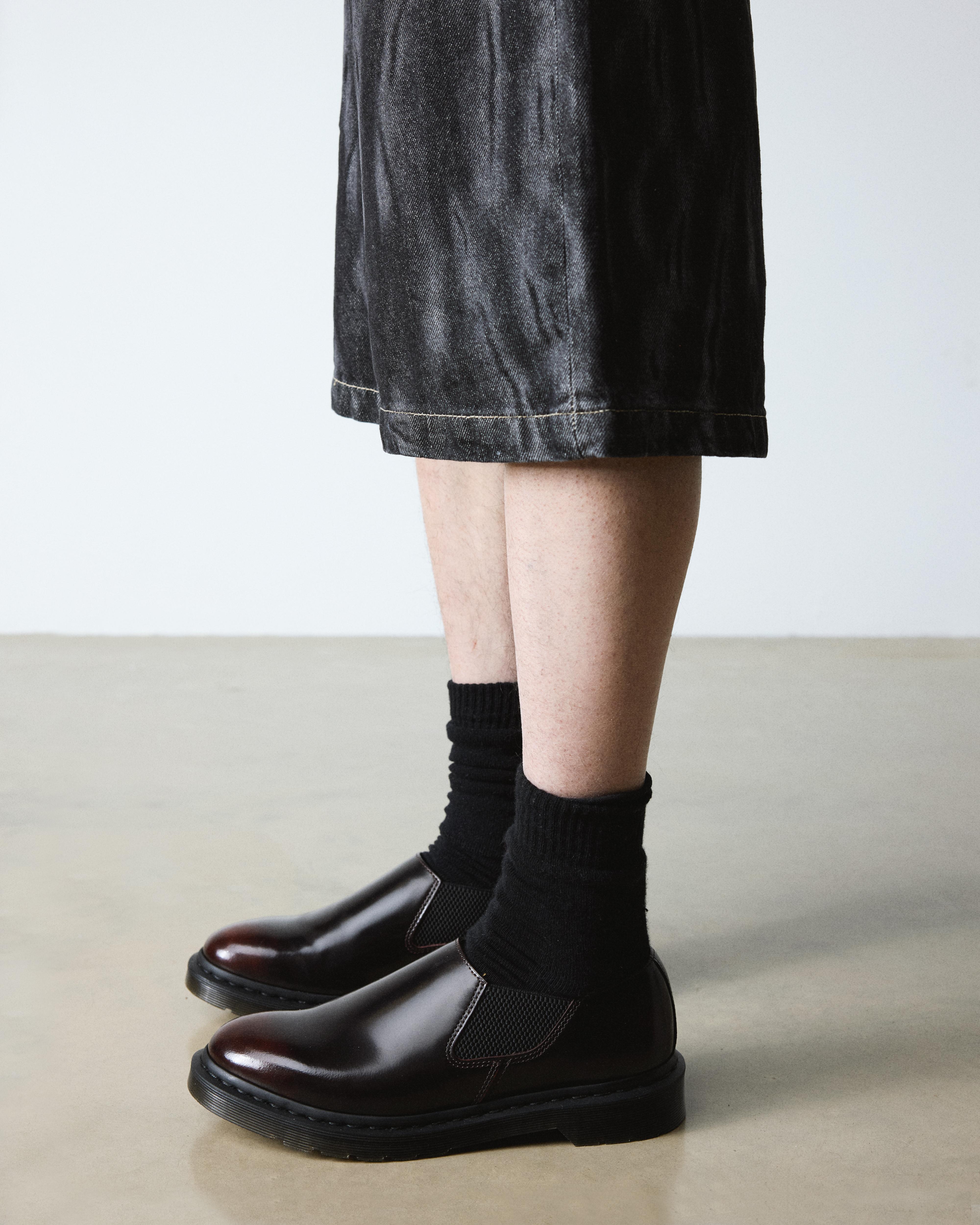 Louis Arcadia leather slip-on shoes in CHERRY RED | Dr. Martens™