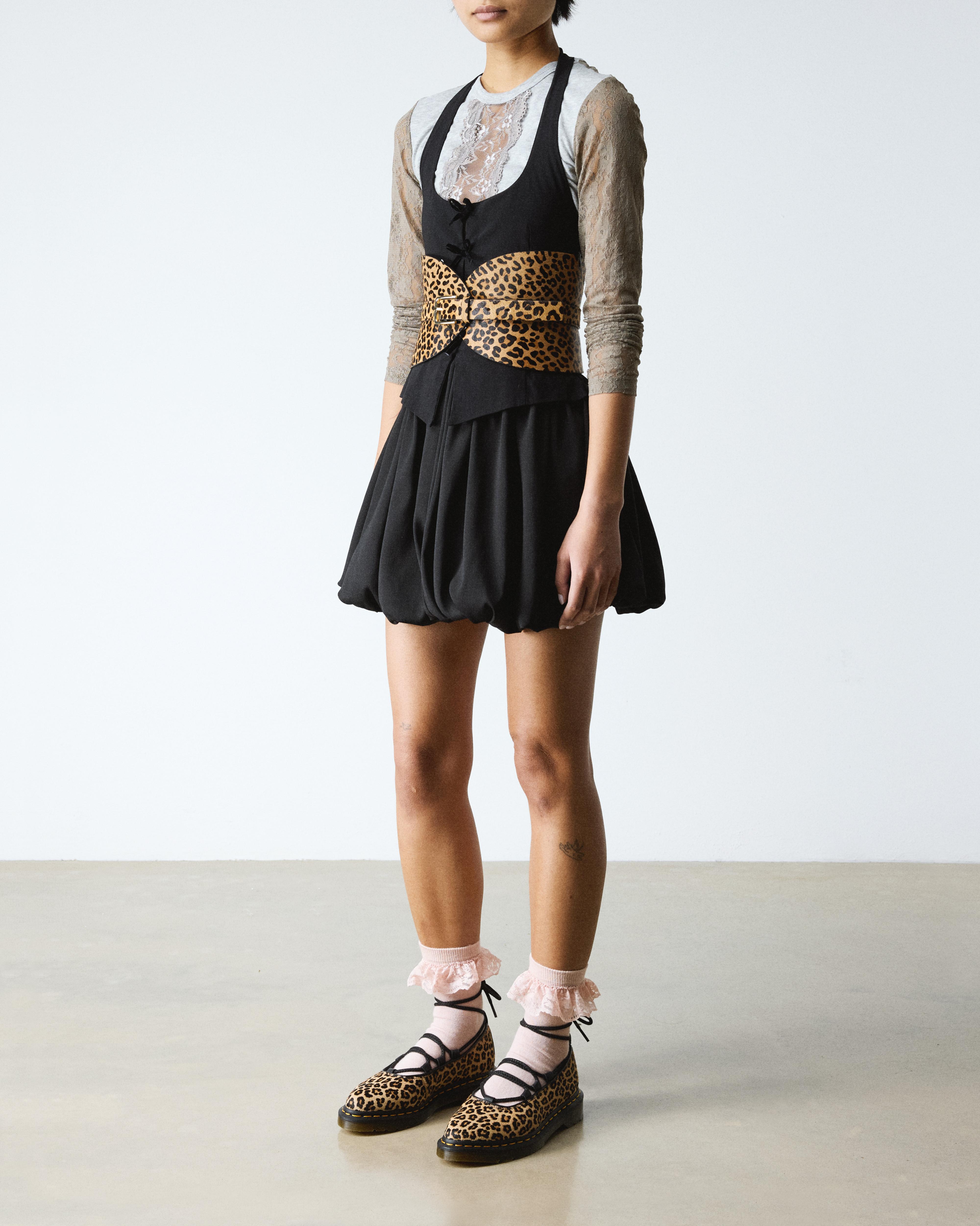 Elphie II leopard ballet flats in Light Tan