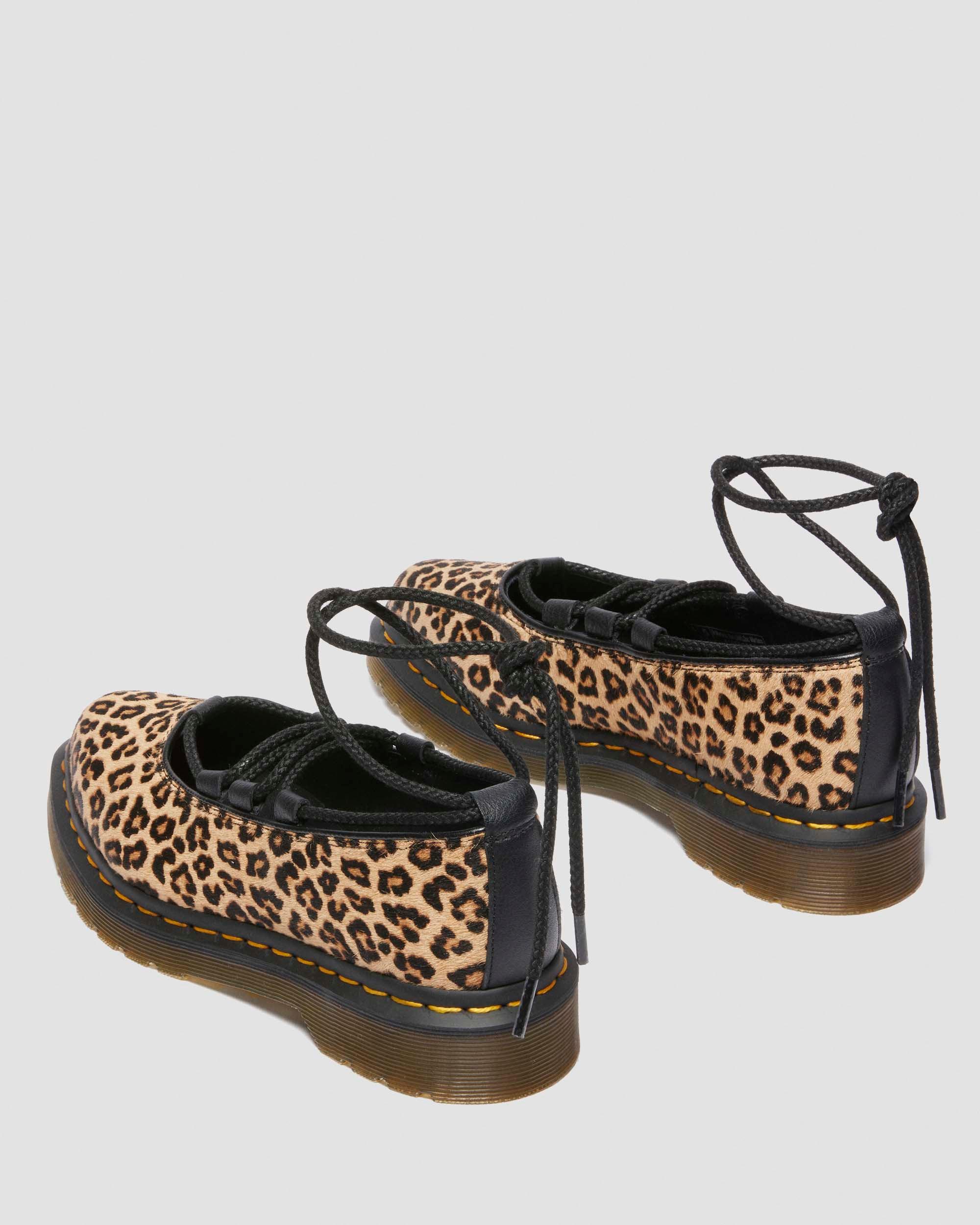 Elphie II leopard ballet flats in Light Tan