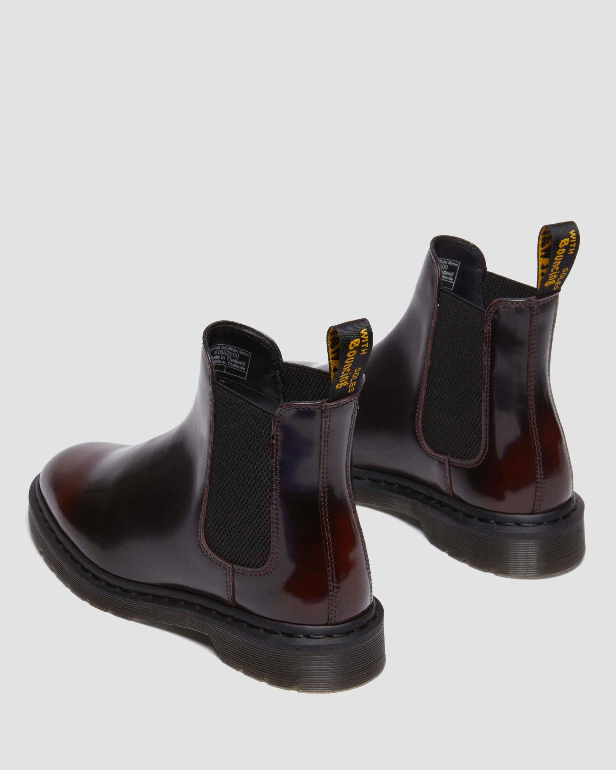 Chelsea boots Graeme en cuir Arcadia in Rouge Cherry Red