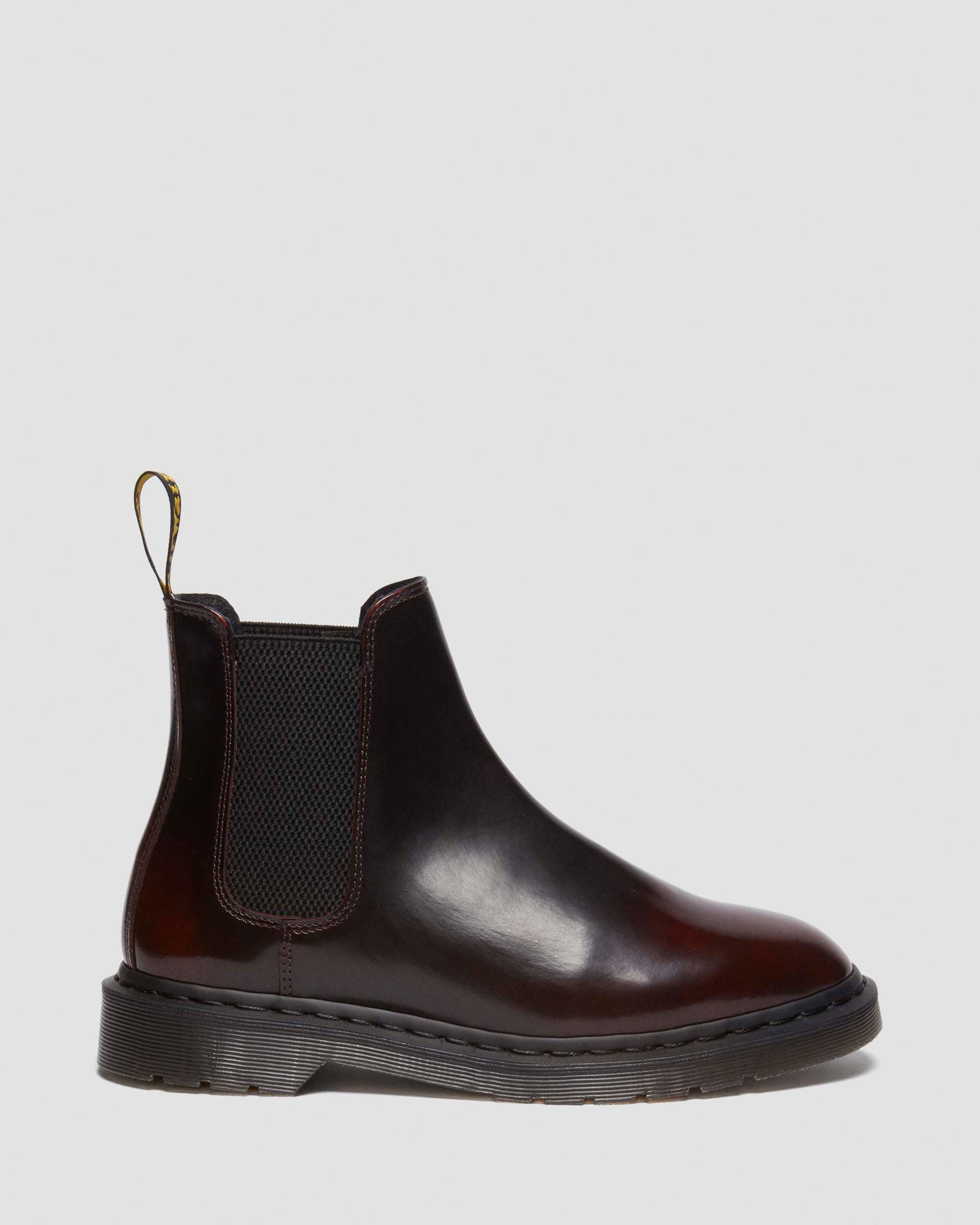 Chelsea boots Graeme en cuir Arcadia in Rouge Cherry Red
