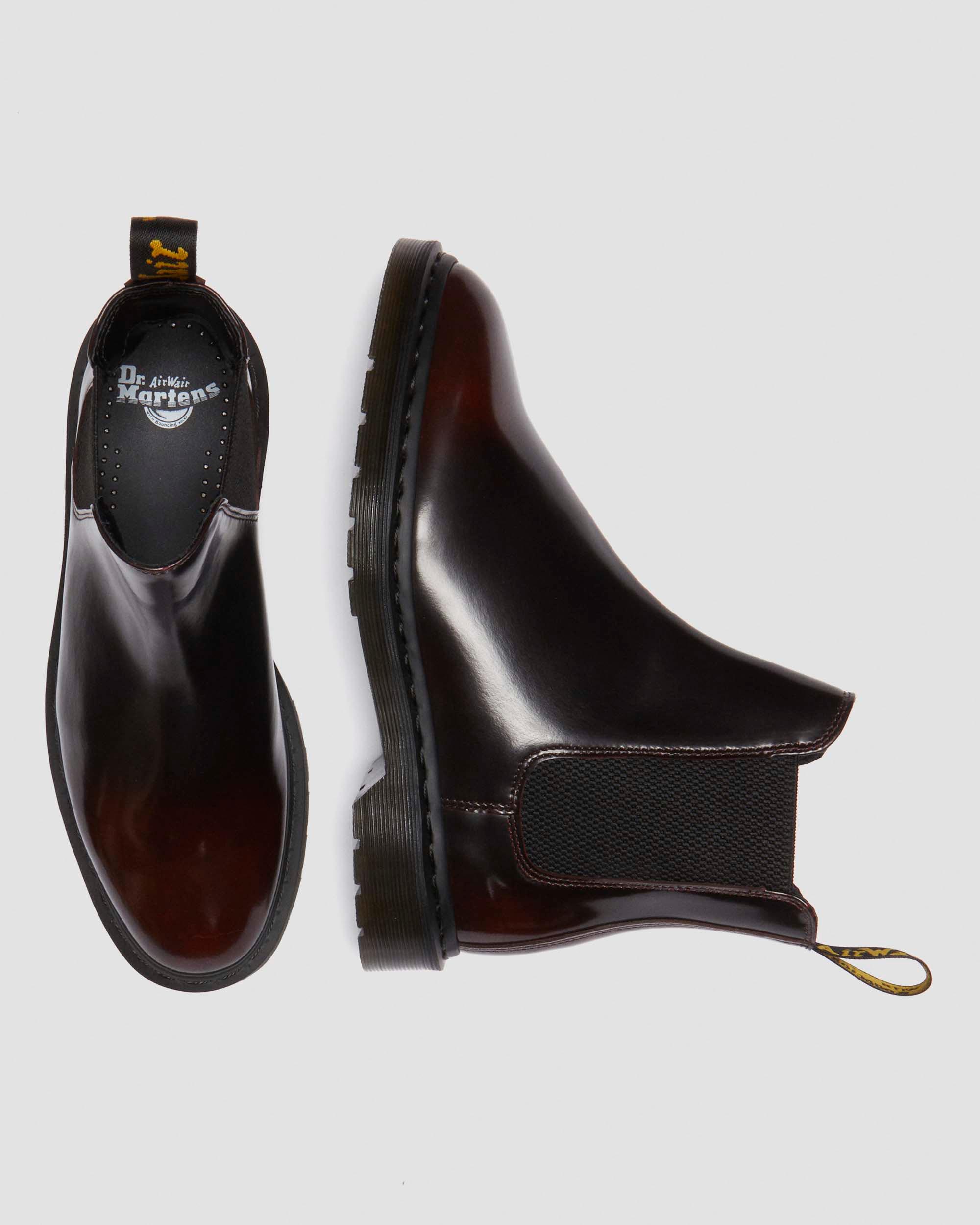 Chelsea boots Graeme en cuir Arcadia in Rouge Cherry Red