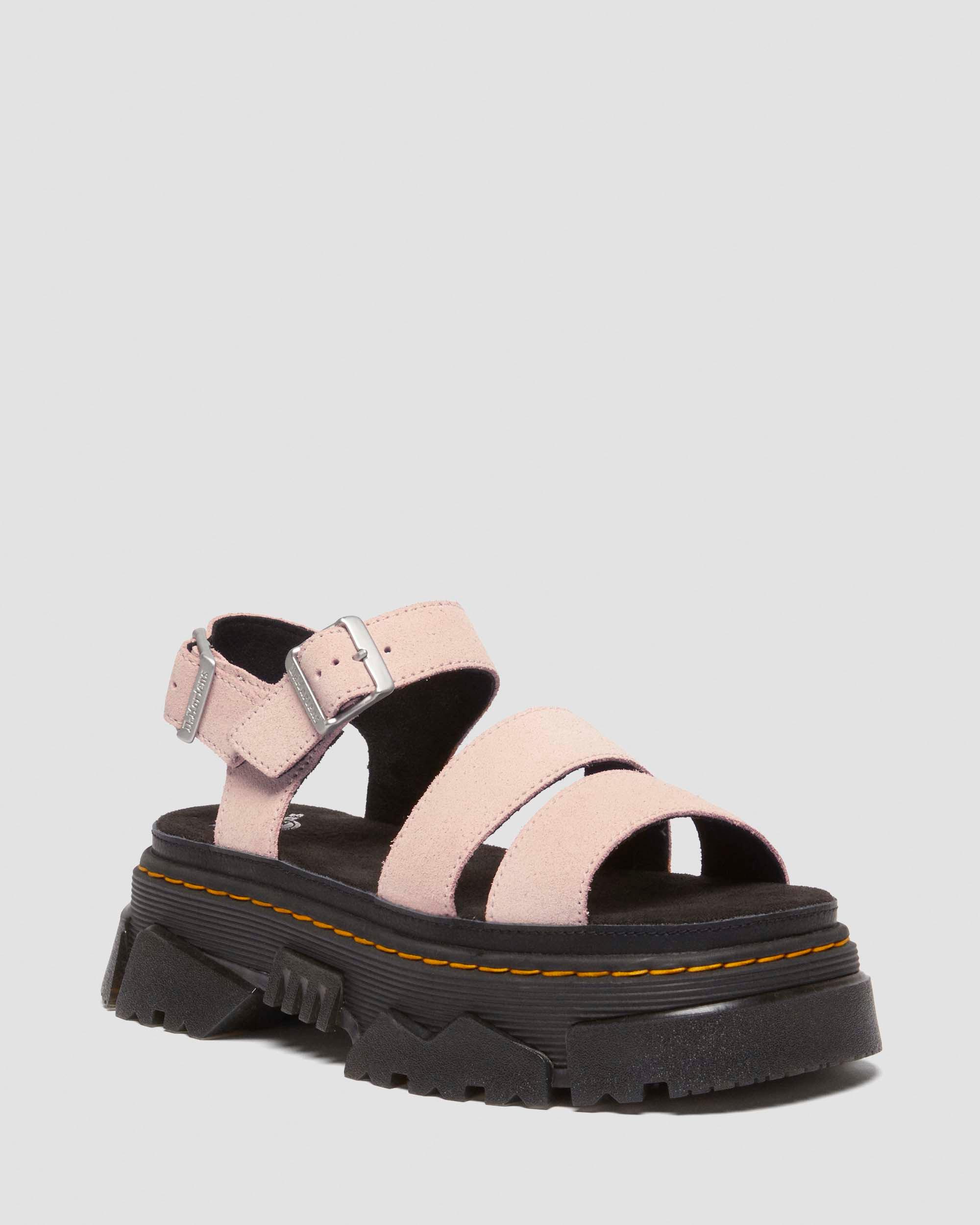 Mattison 2 Strap sandals in POWDER PINK | Dr. Martens™