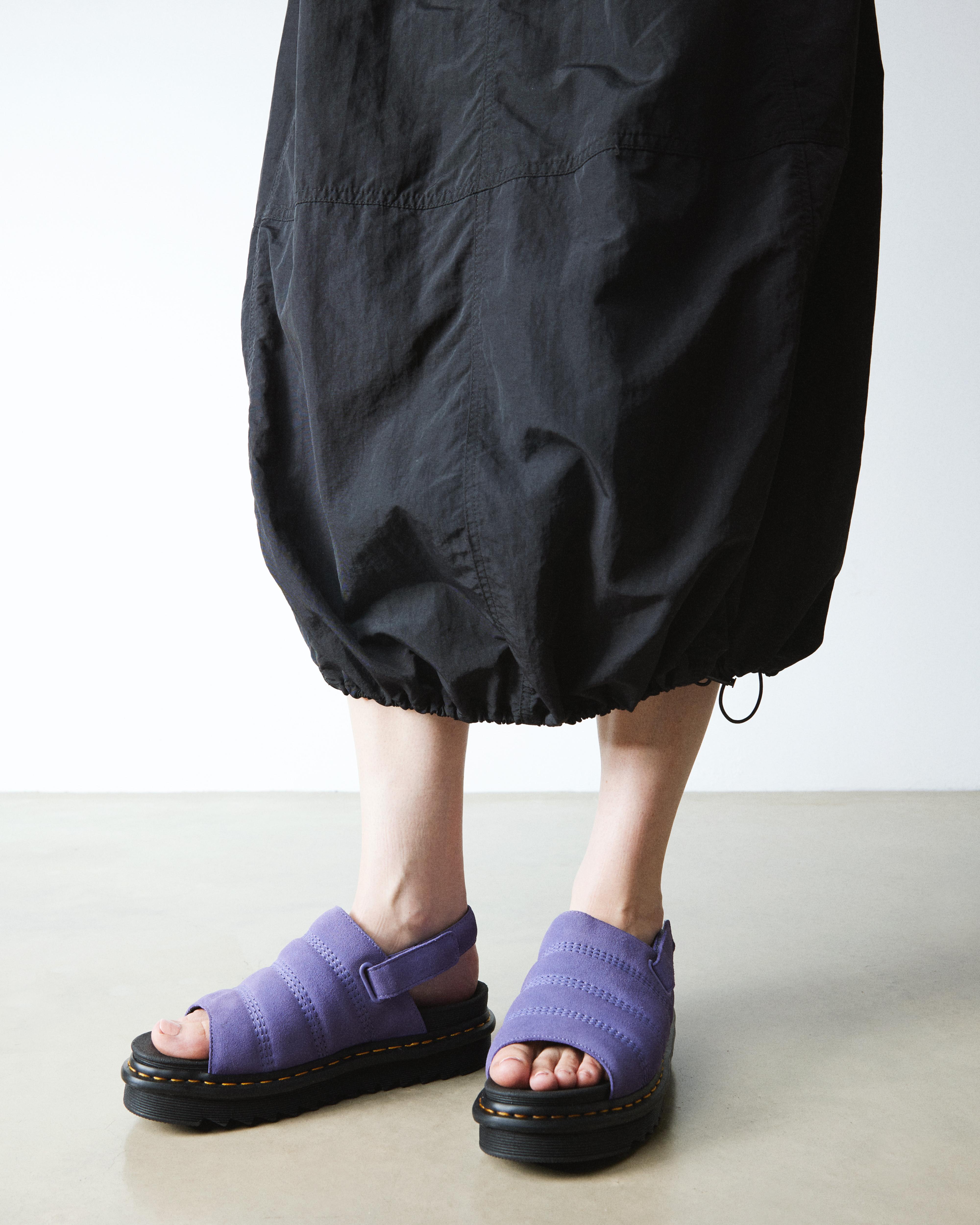 Kole Suede sandals in Twilight Purple
