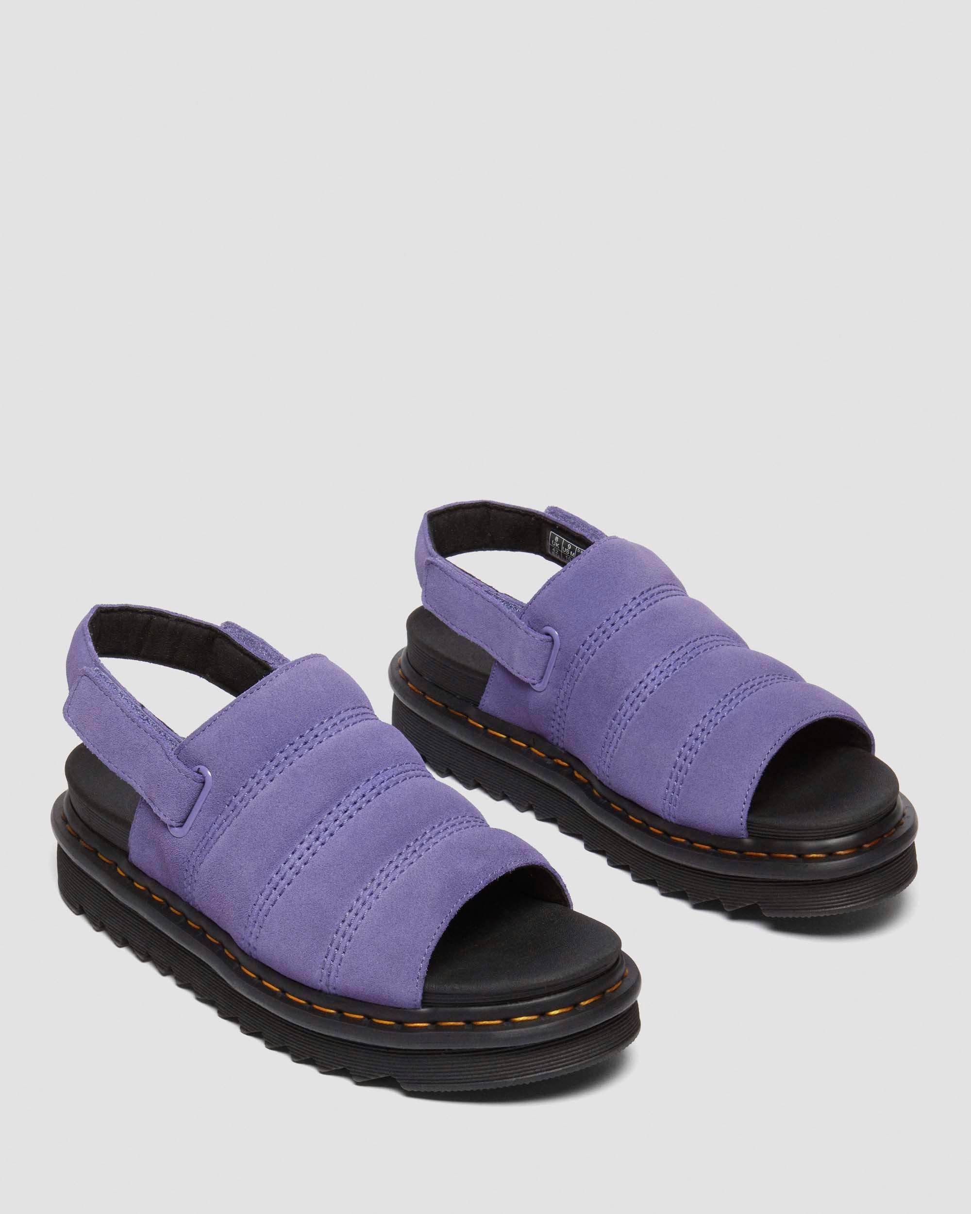 Kole Suede sandals in Twilight Purple