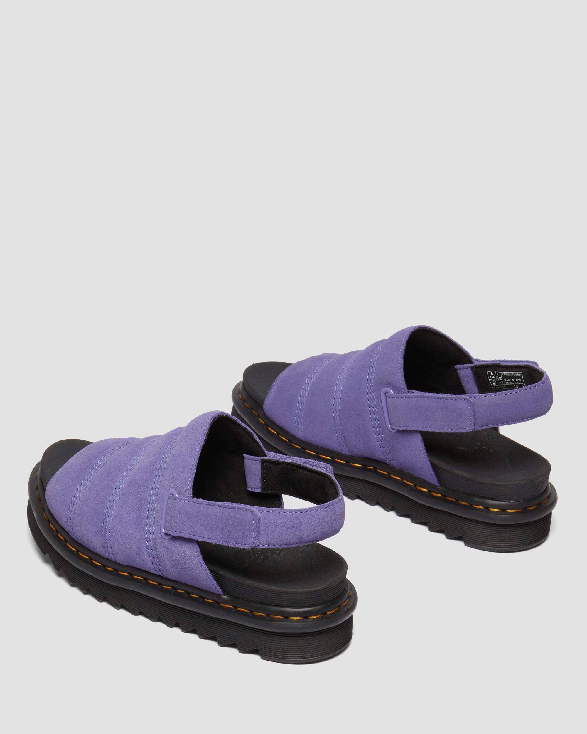 Kole Suede sandals in Twilight Purple