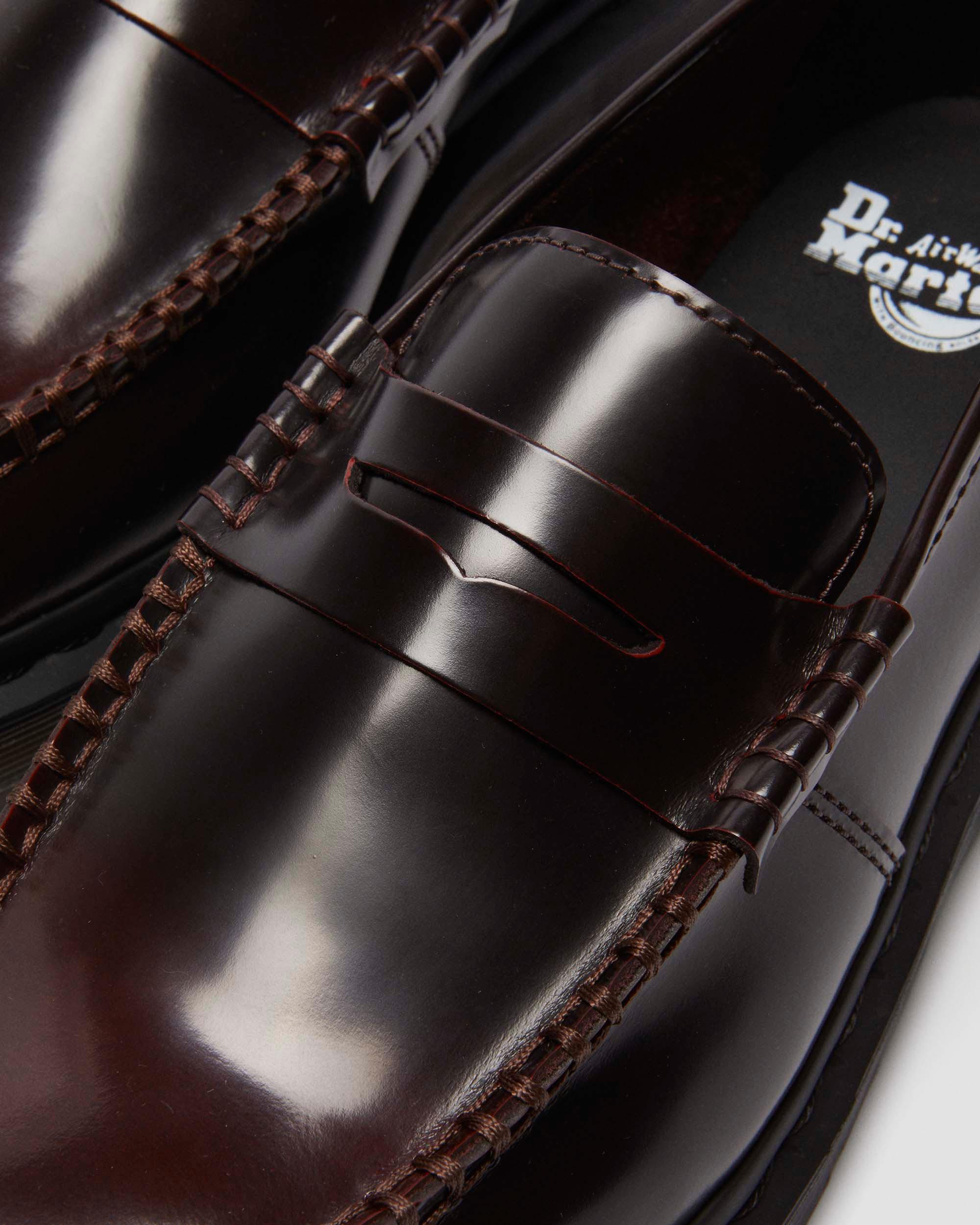 Penton Arcadia leather loafers in CHERRY RED ARCADIA