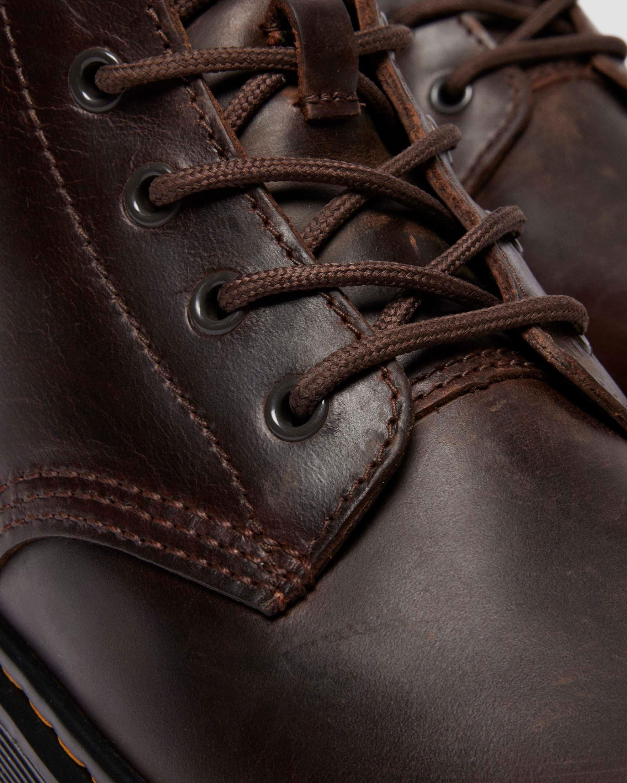 Tummanruskea Brookline Crazy Horse -nahkaiset chukka-maiharit