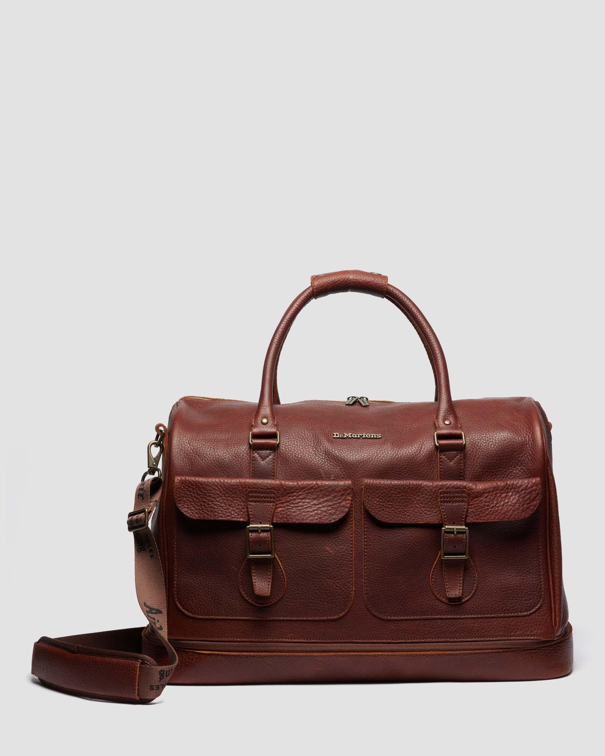 Weekender Soft Leather Bag in Cashew
