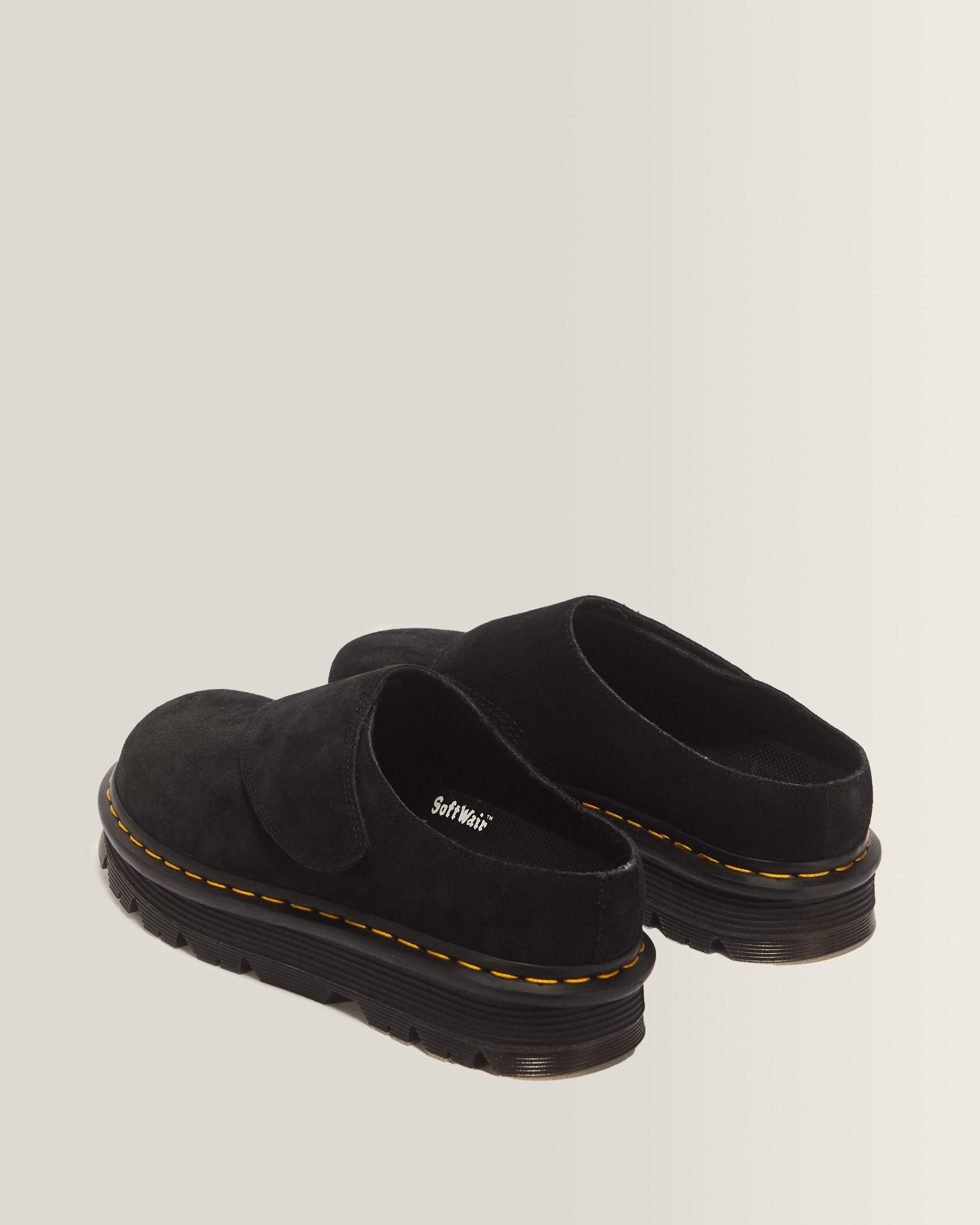 Dr. Martens ZEBZAG ANYWAIR Mules BLACK SUEDE 41730001 - Size M 8,w 9 Zebzag Anywair Suede Mules in Black | Dr. Martens main image 2