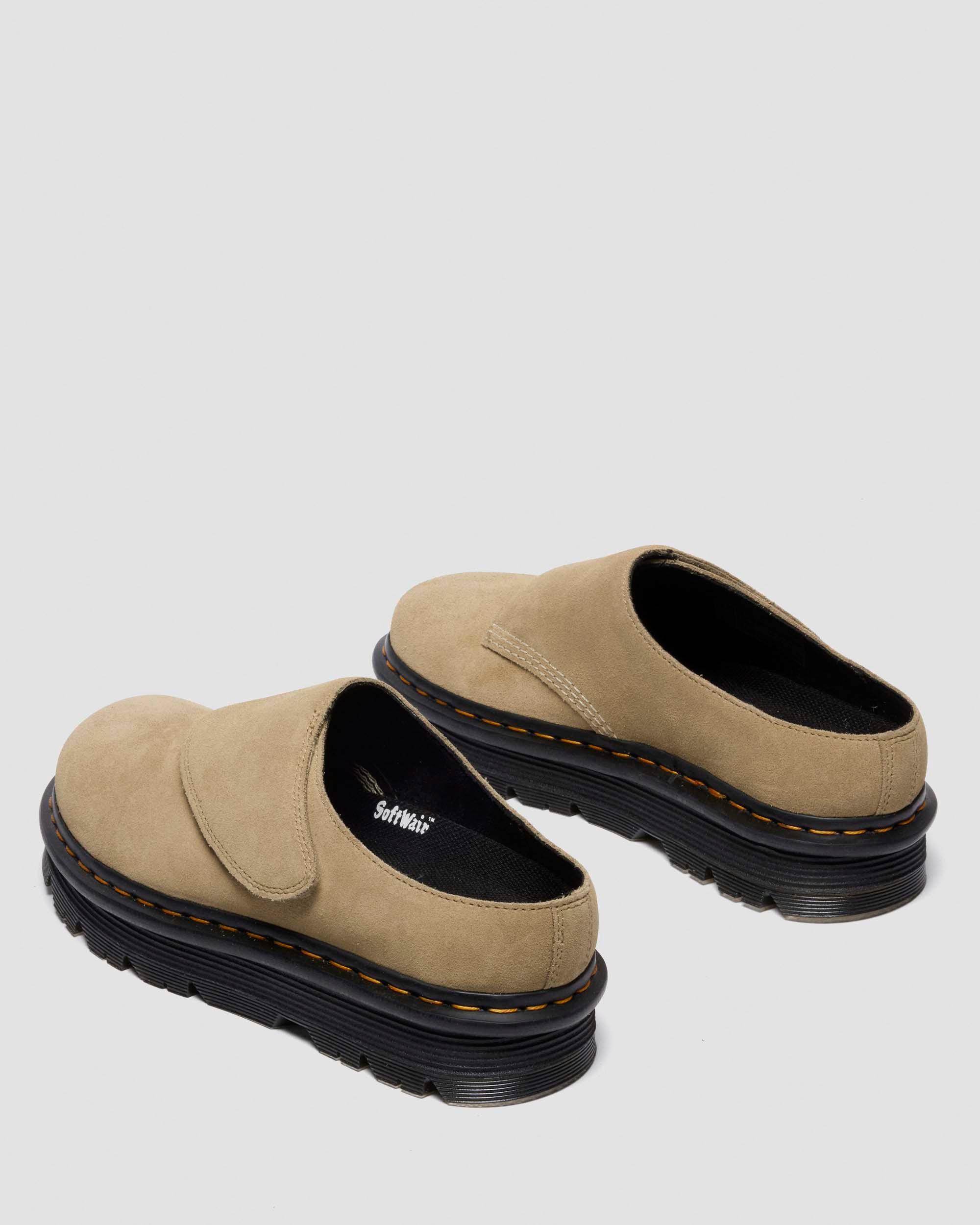 Zebzag Anywair Suede Mules in Savannah Tan