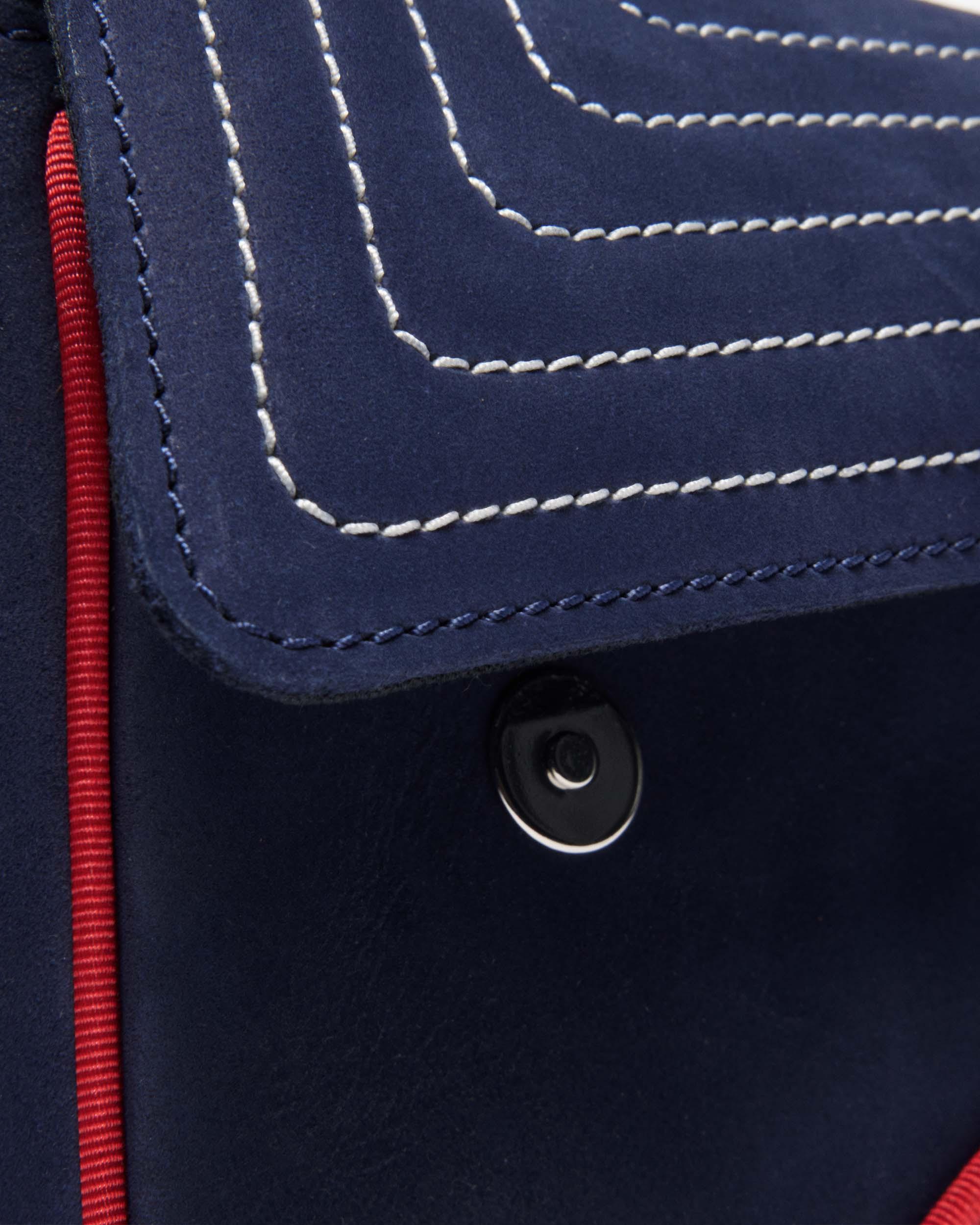 7 INCH SATCHEL in Dark Blue & Grey
