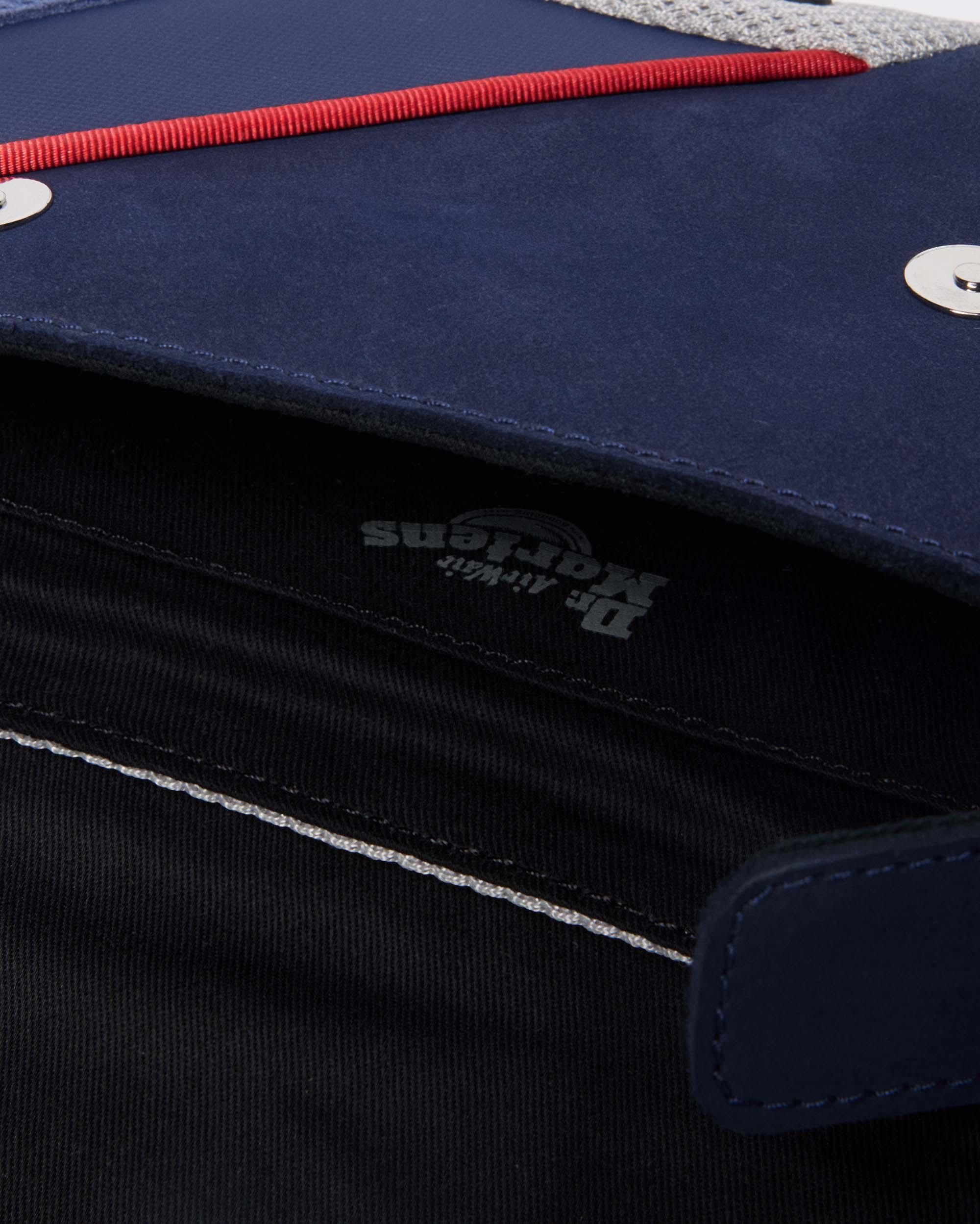 7 INCH SATCHEL in Dark Blue & Grey