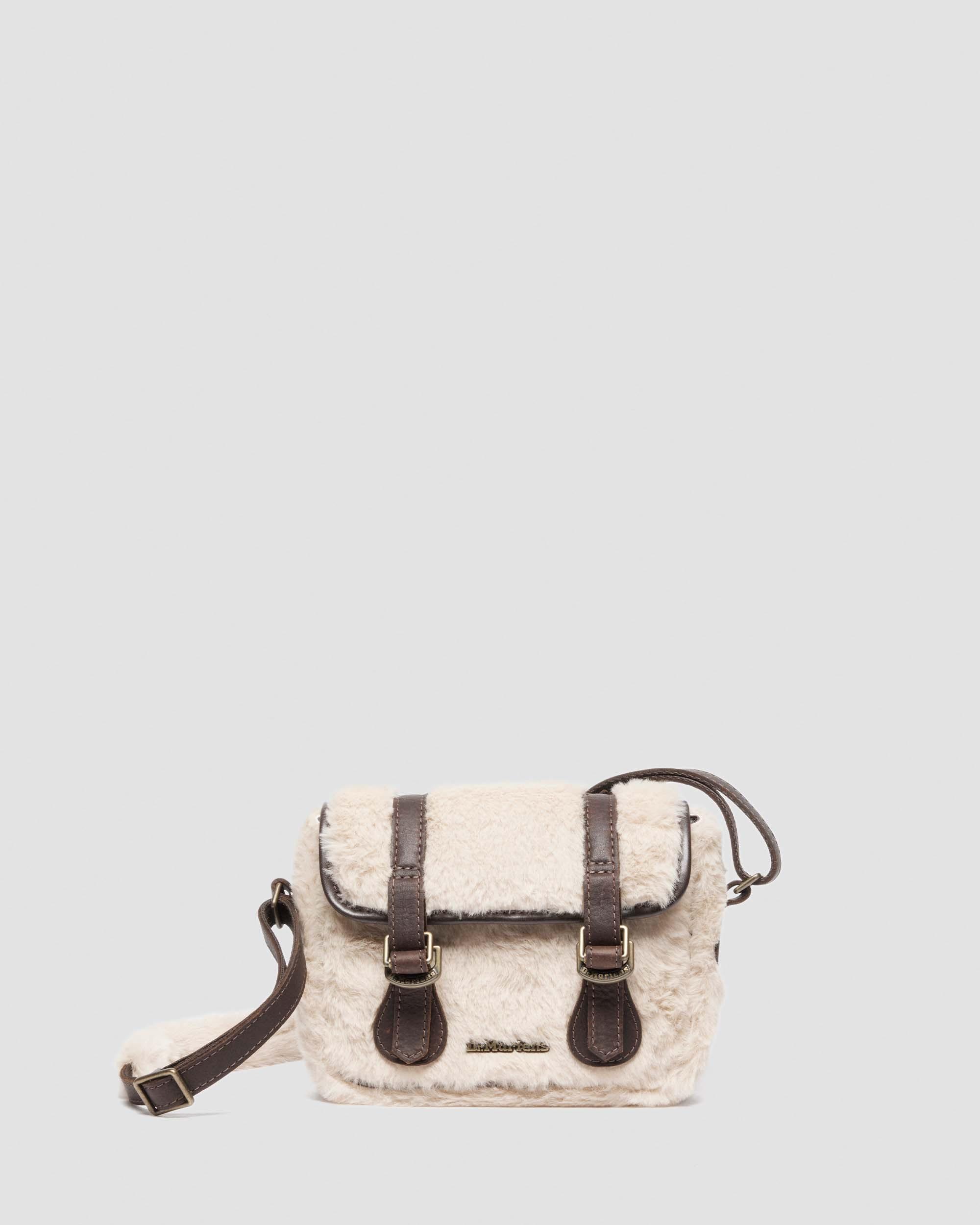 7 Inch Satchel in DARK BROWN+NATURAL