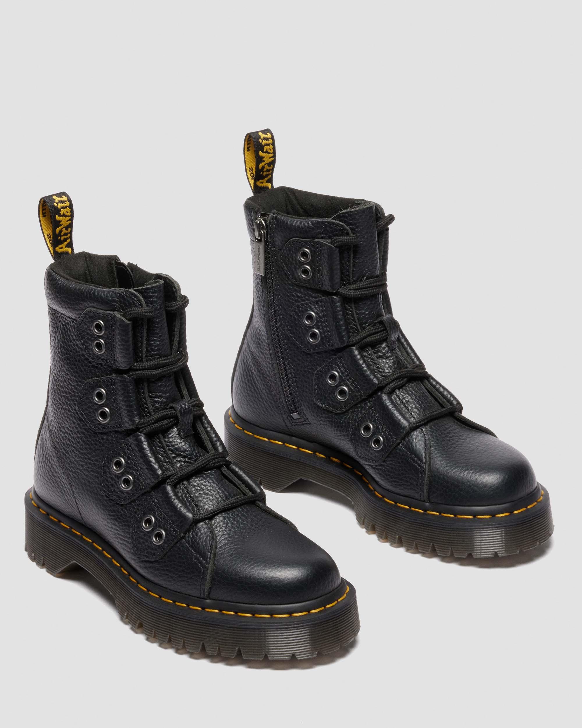 BOOTS 1460 BEX EN CUIR SOUPLE À LACETS en Noir | Dr. Martens