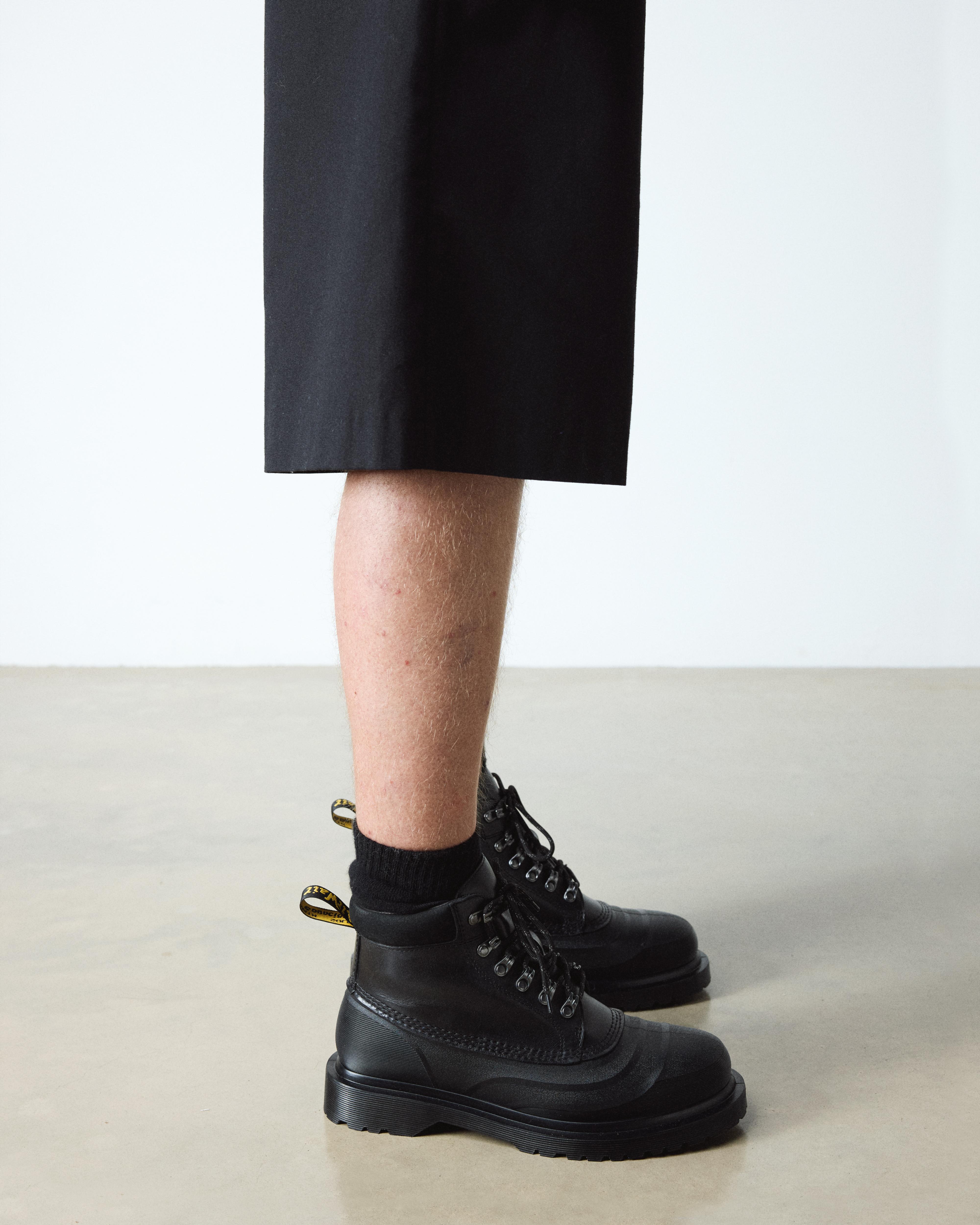 Musta 939 Sub Fleece Lined Leather -nilkkurit