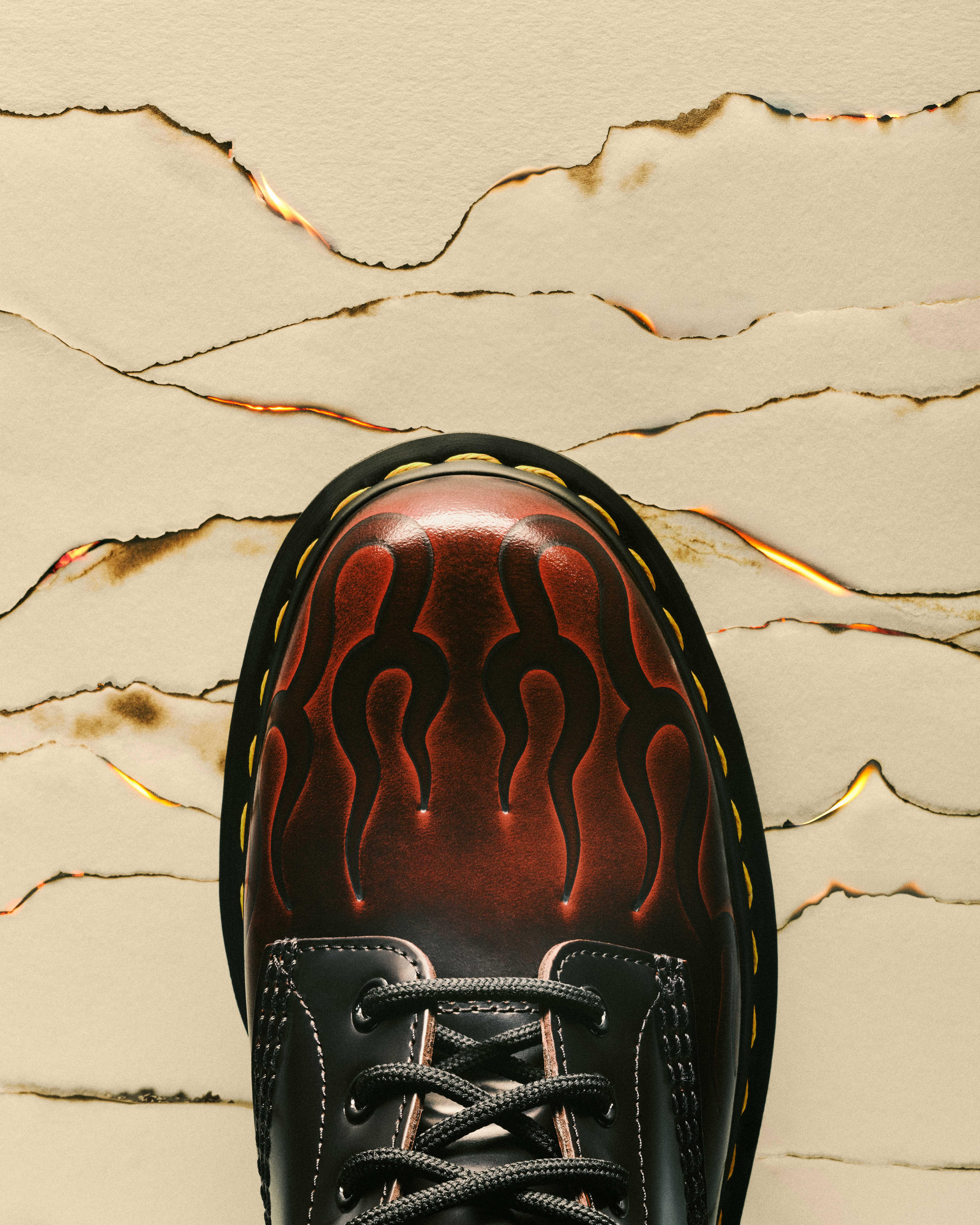 1460 INFERNO in CHERRY RED ARCADIA