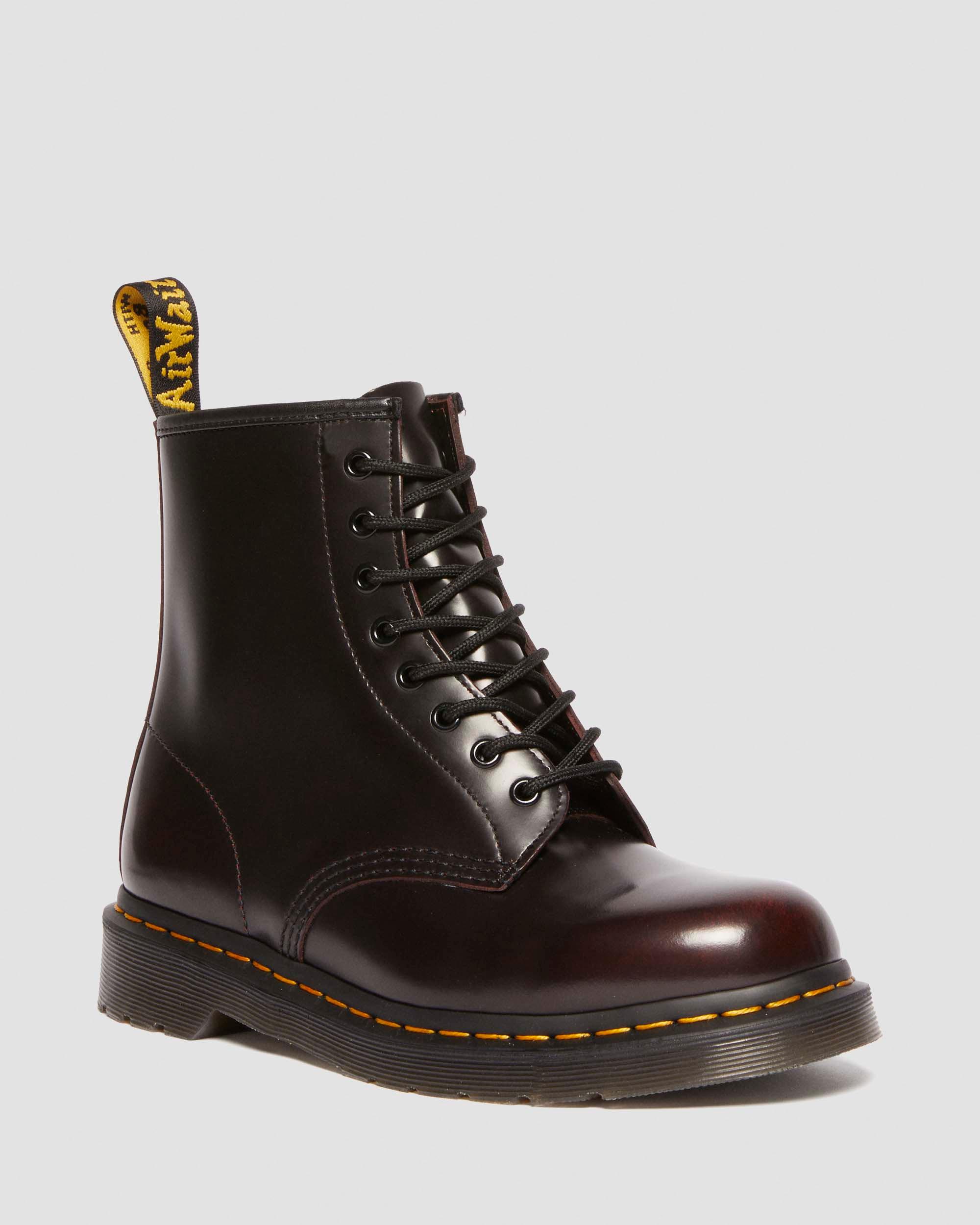 Doc martens cherry red polish deals