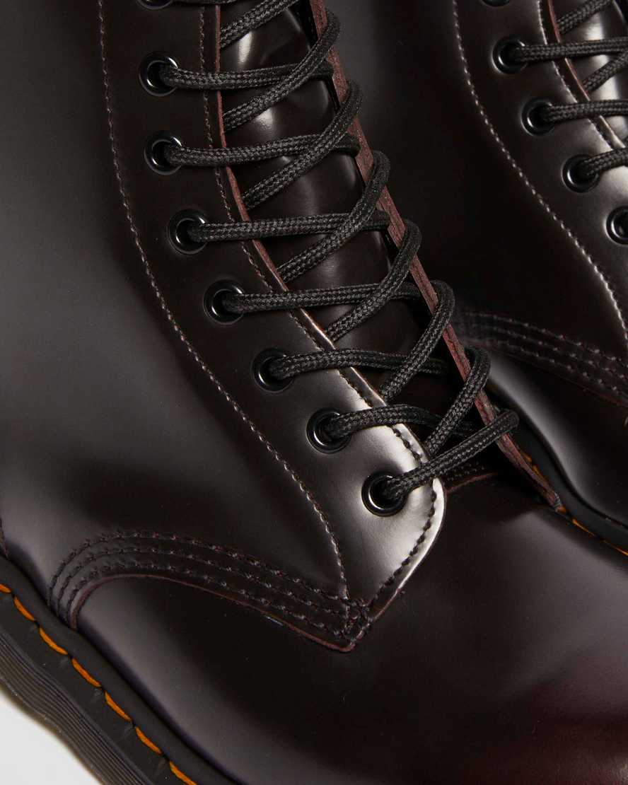 Dr. Martens' 1460 Arcadia Lace Up Boots In Red