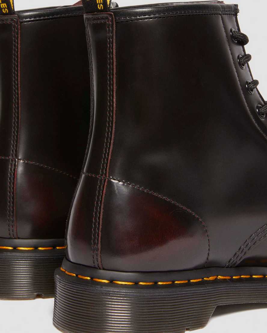 Dr. Martens' 1460 Arcadia Lace Up Boots In Red