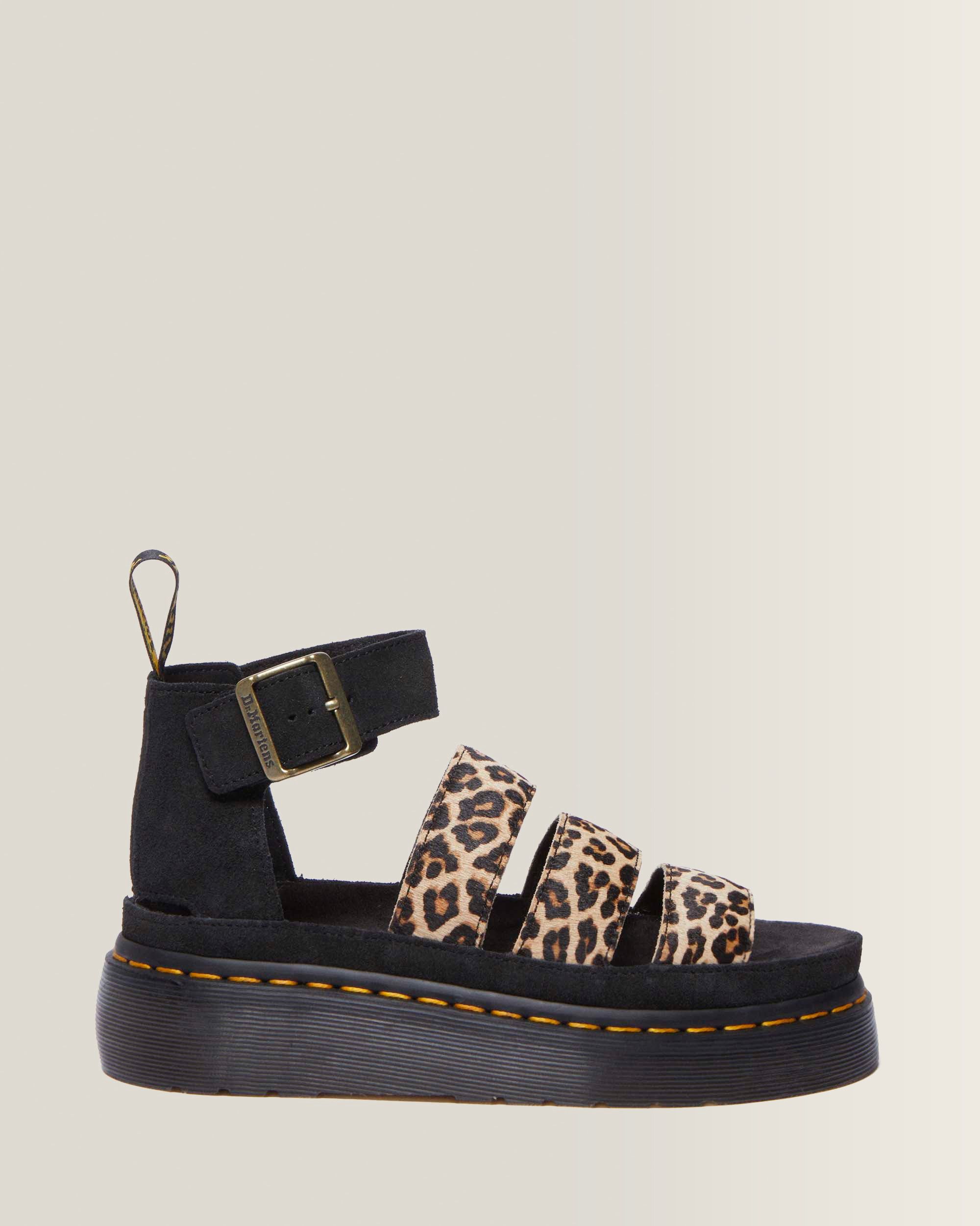 Clarissa Ii Quad Leopard Leather Platform Sandals product image