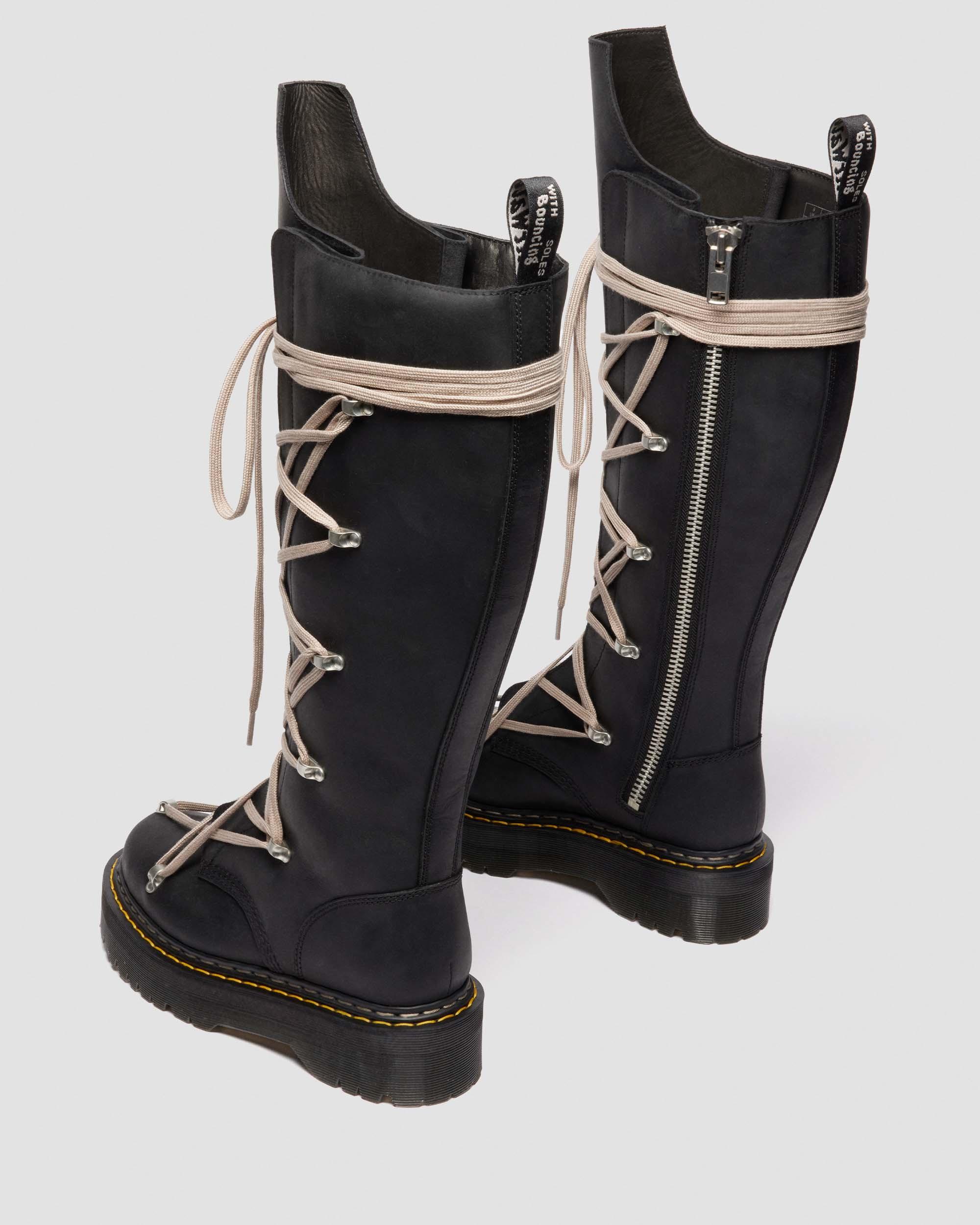 1B60 Rick Owens Pentalace Leather Platforms