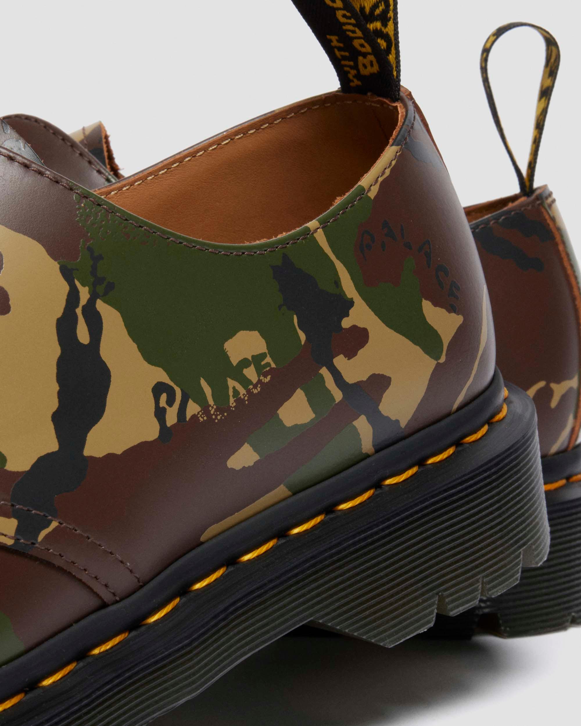 1461 Palace Vintage Smooth Leather Oxford Shoes in Cherry Brown+Multi