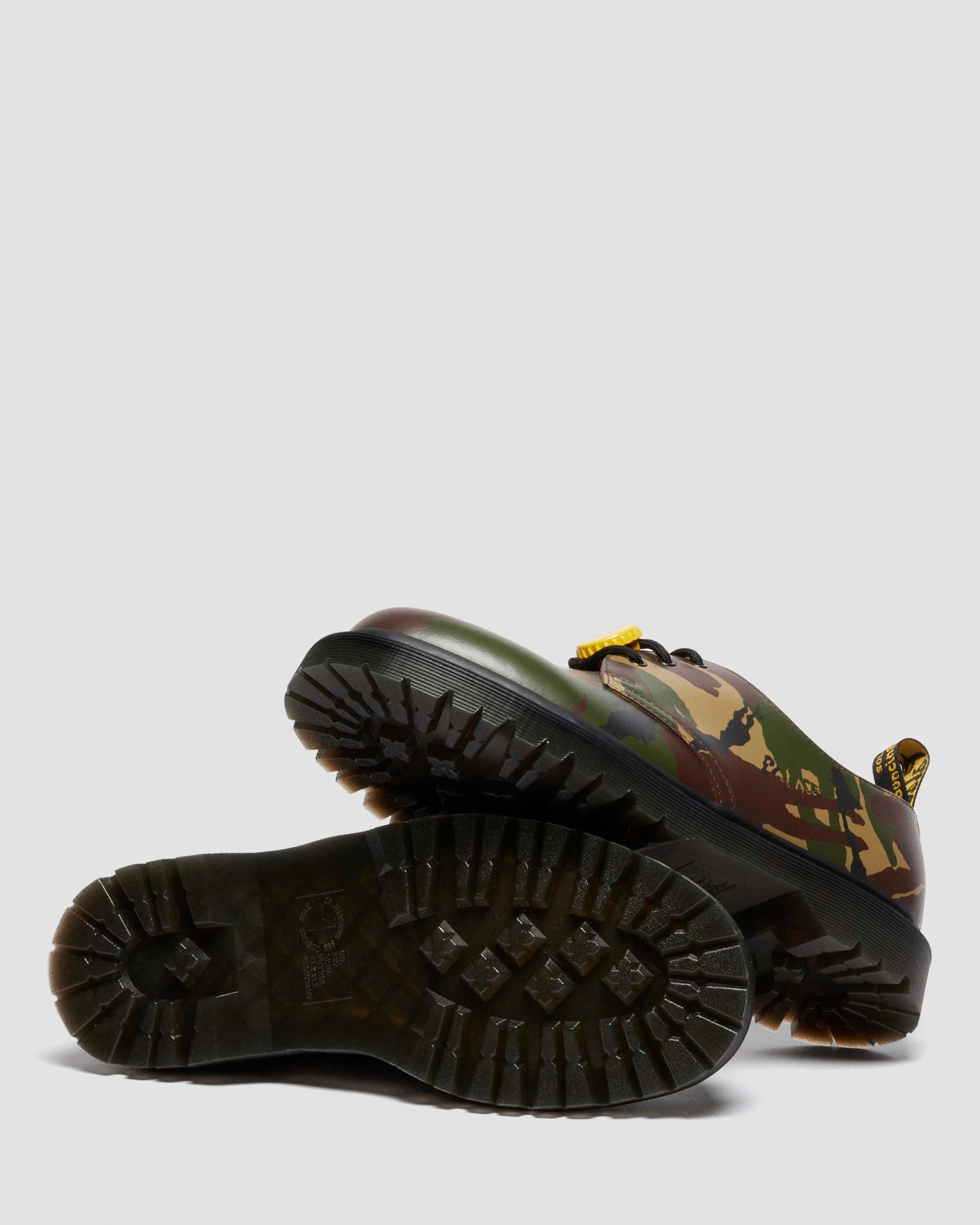 1461 Palace Vintage Smooth Leather Oxford Shoes in Cherry Brown+Multi