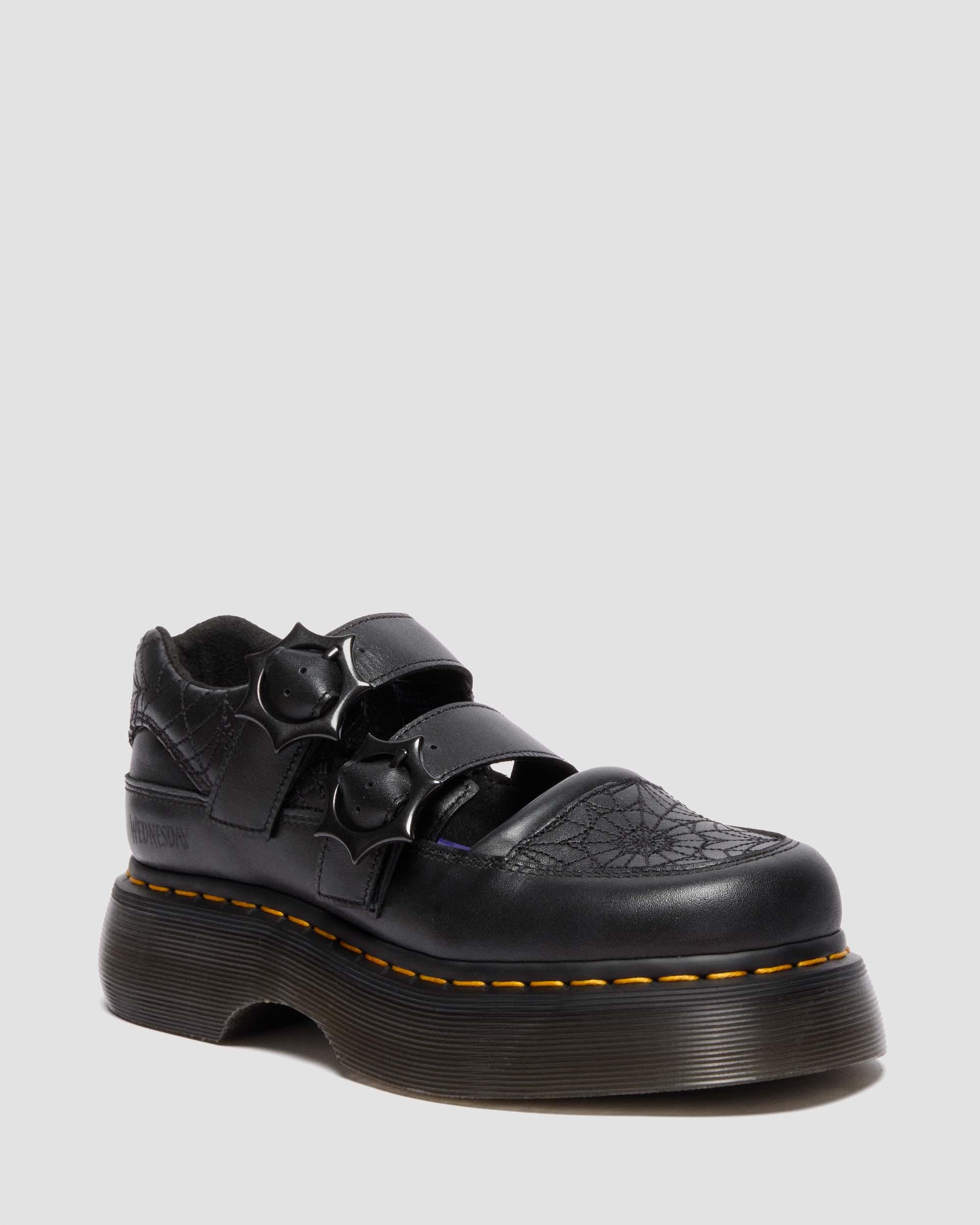 CORRAN WEDNESDAY HEELED LOAFERS in Black | Dr. Martens