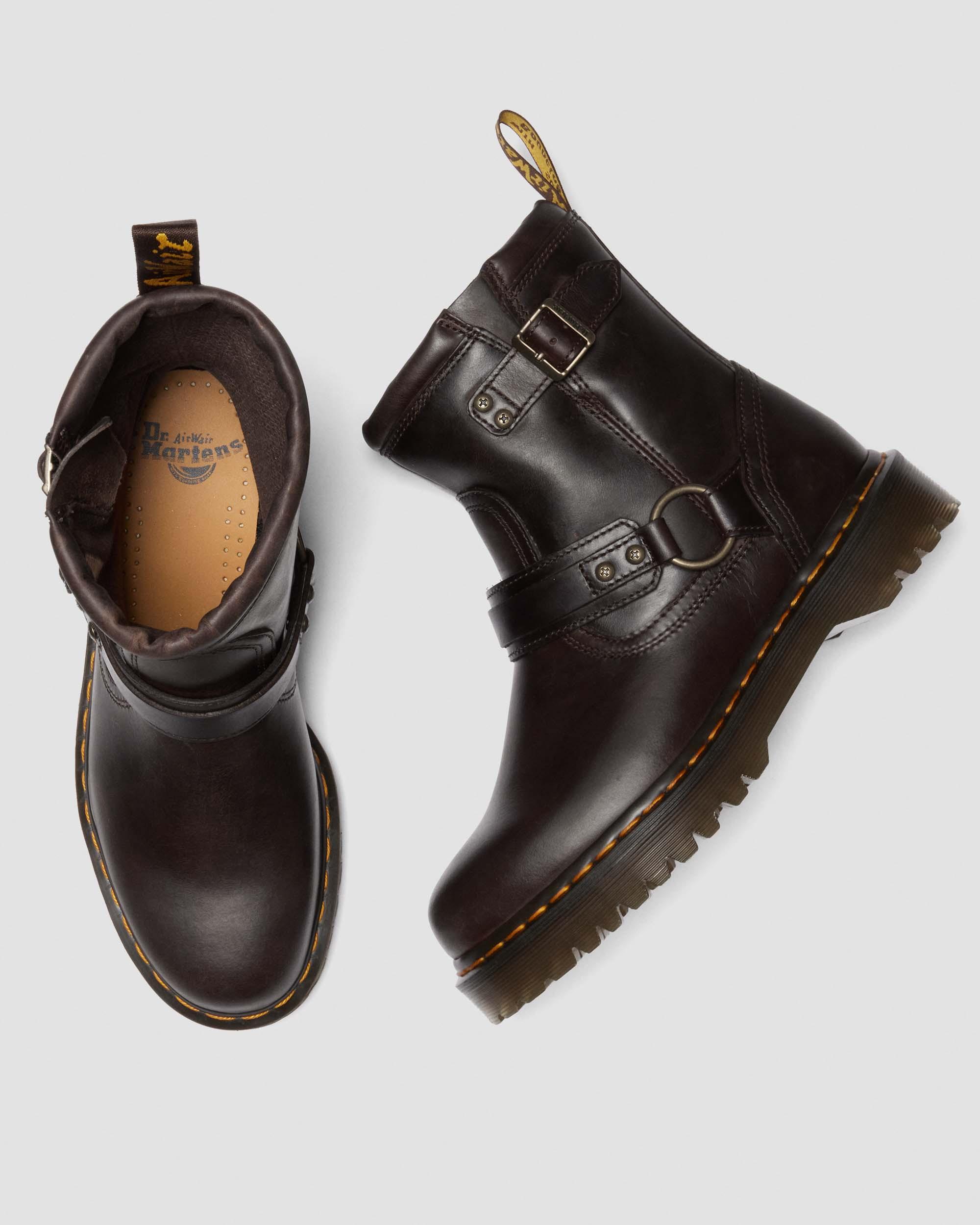 Anistone Harness in Dark Brown | Dr. Martens