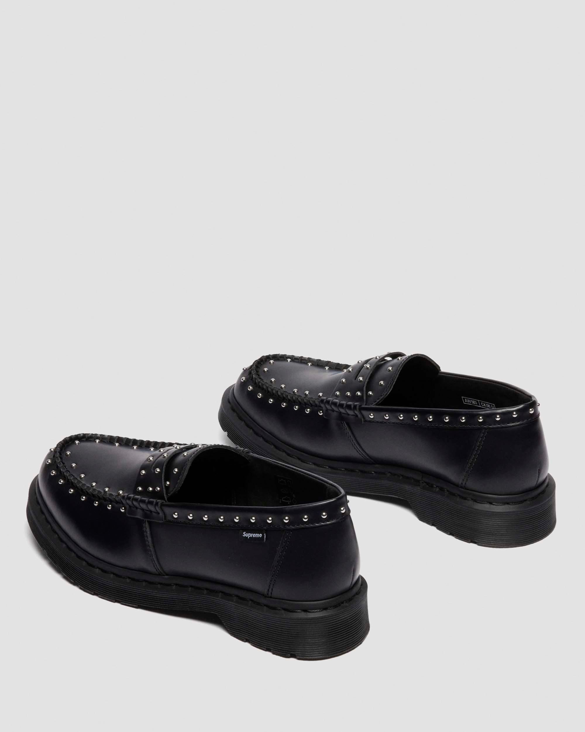 Penton Supreme Leather Loafers in BLACK | Dr. Martens™