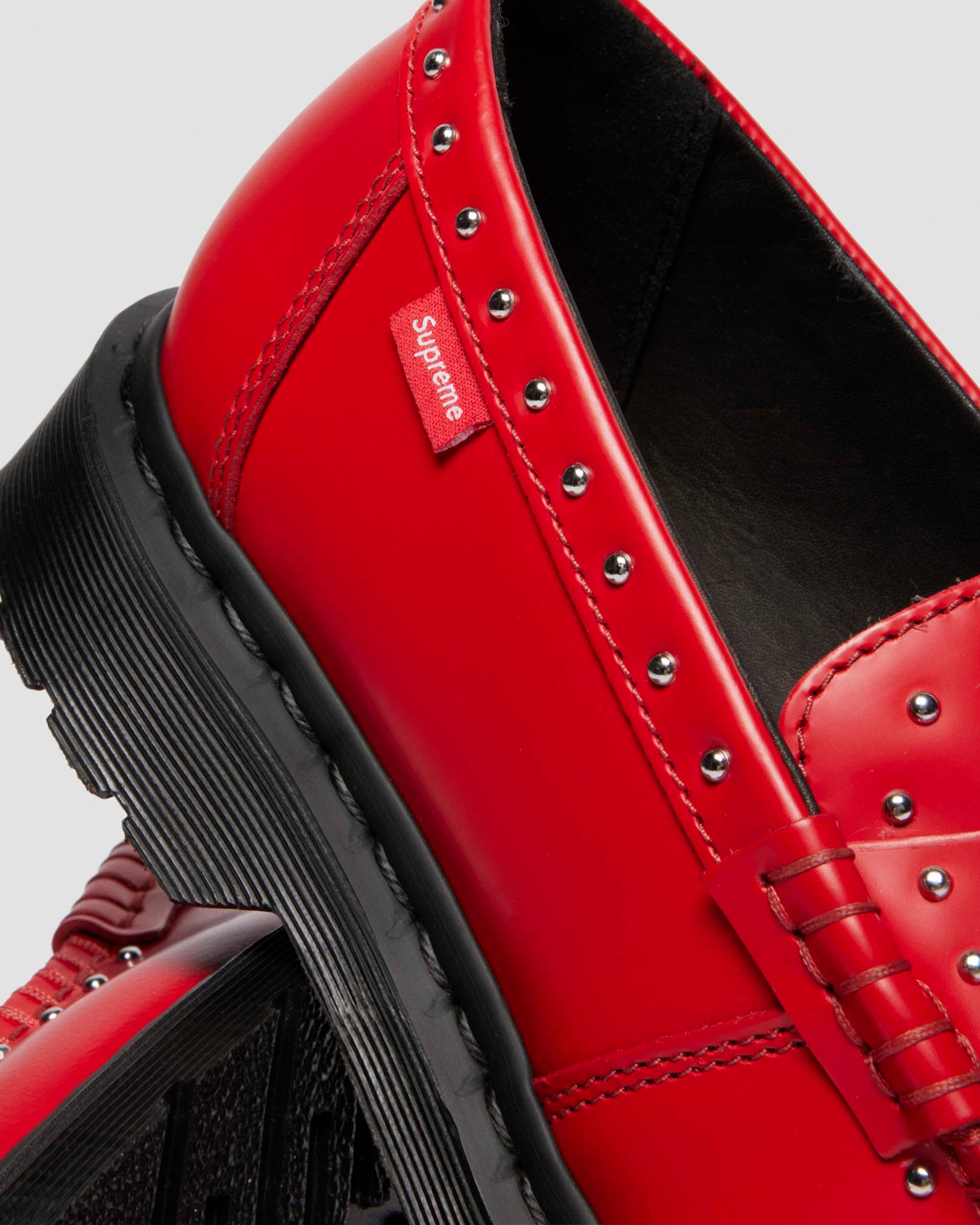 Penton Supreme Leather Loafers in Poppy Red