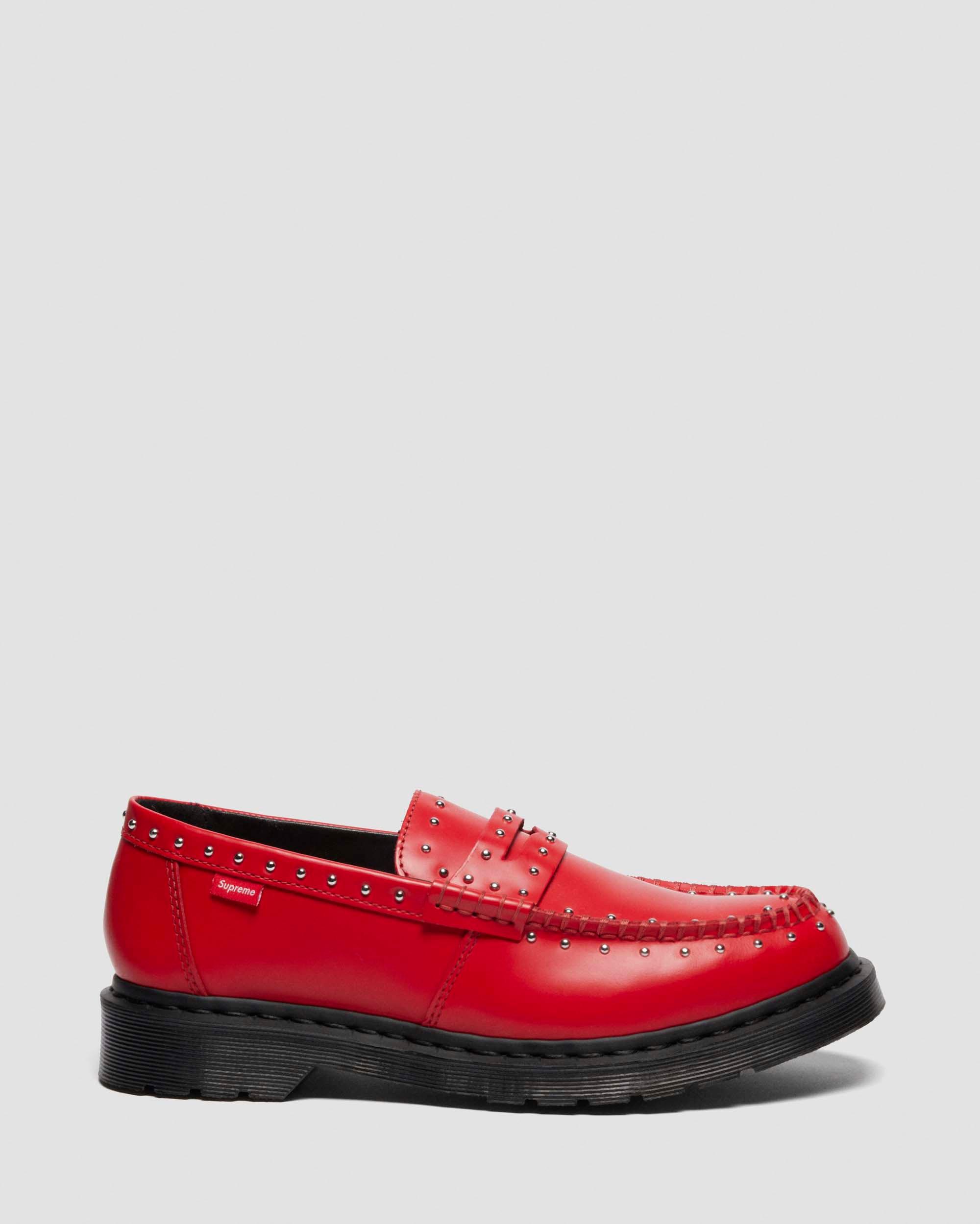 Penton Supreme Leather Loafers in Poppy Red